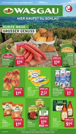 Prospekt Wasgau 15.09.2025 - 20.09.2025