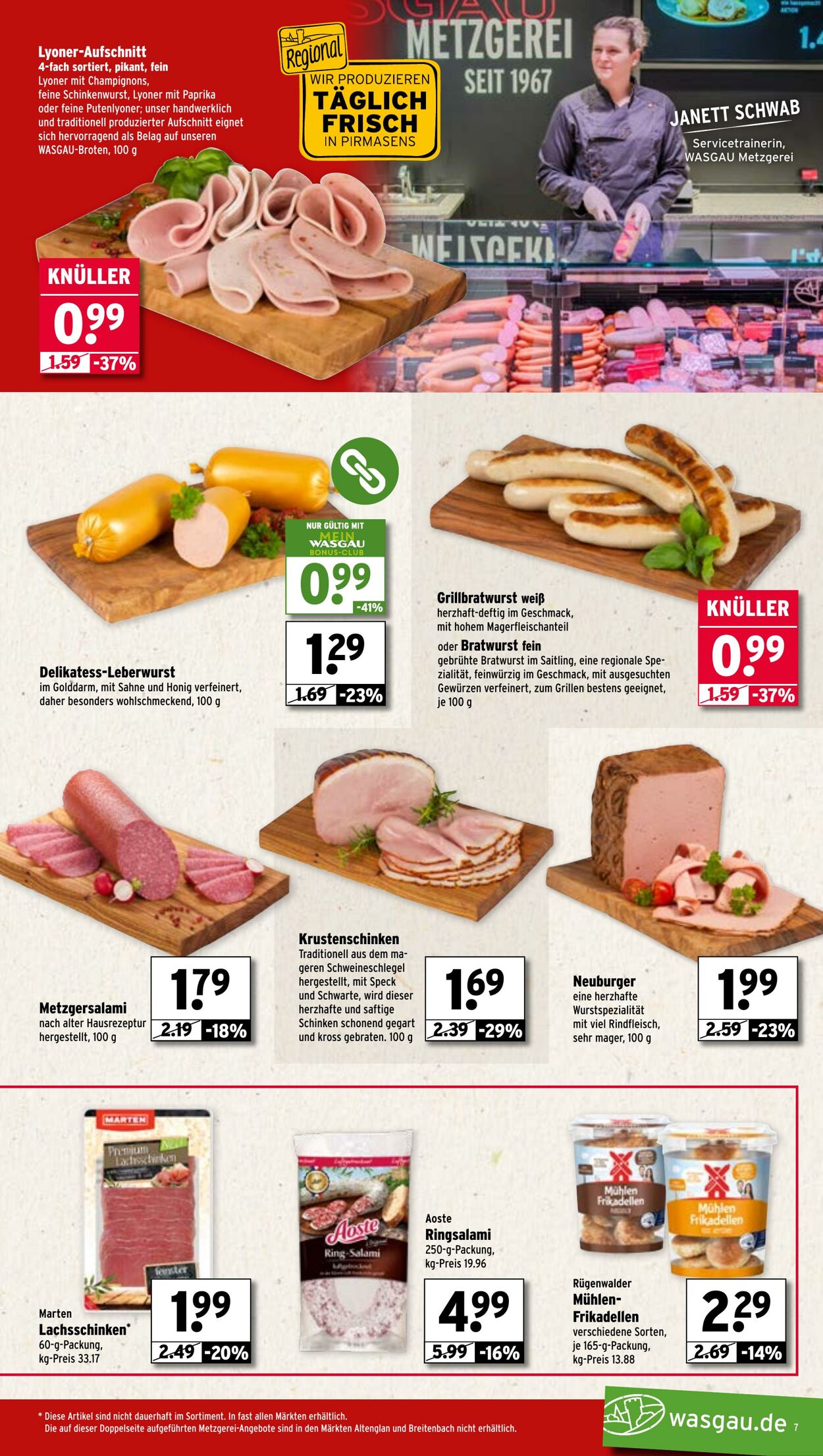 Prospekt Wasgau 22.09.2025 - 27.09.2025