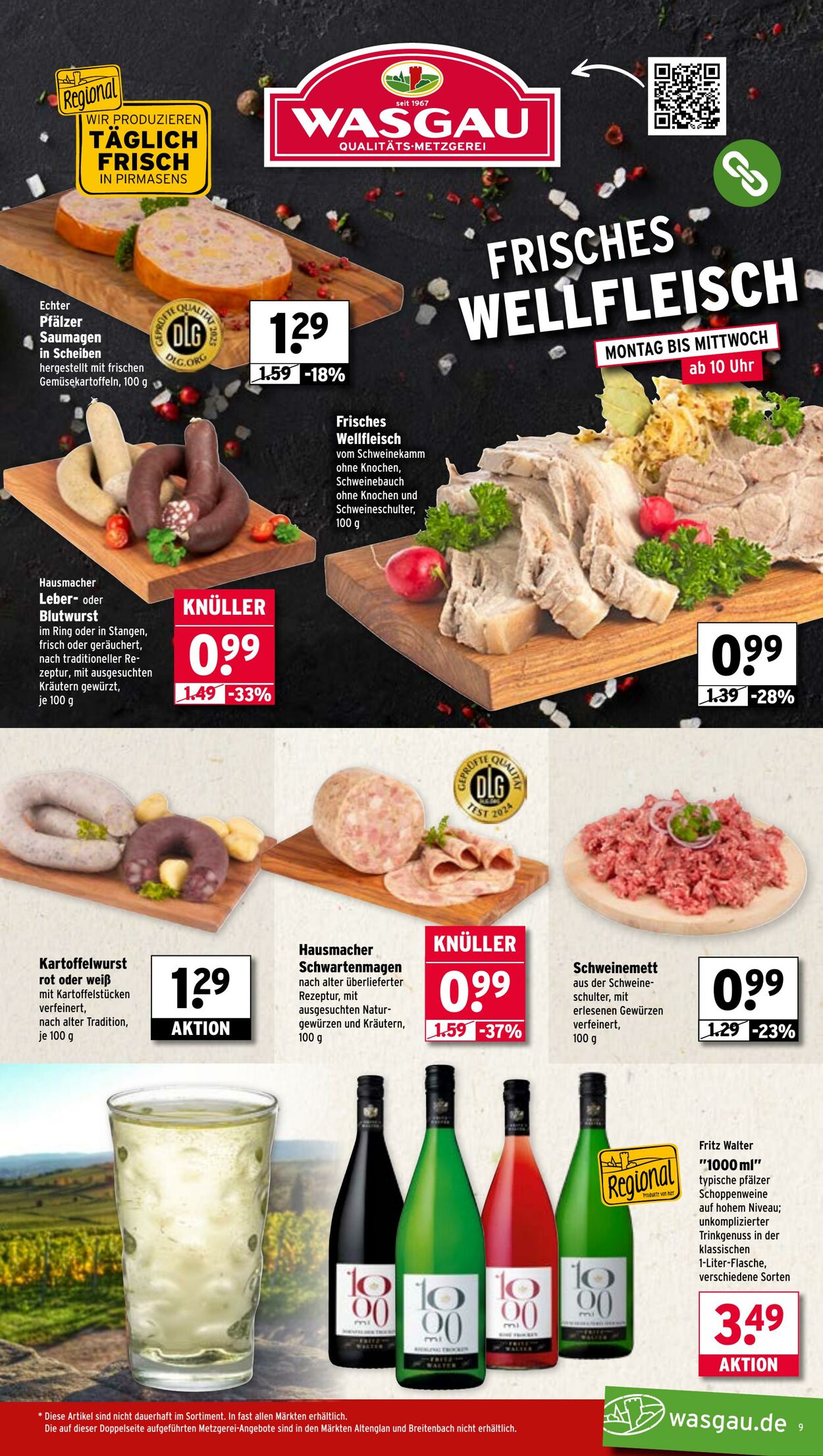 Prospekt Wasgau 22.09.2025 - 27.09.2025