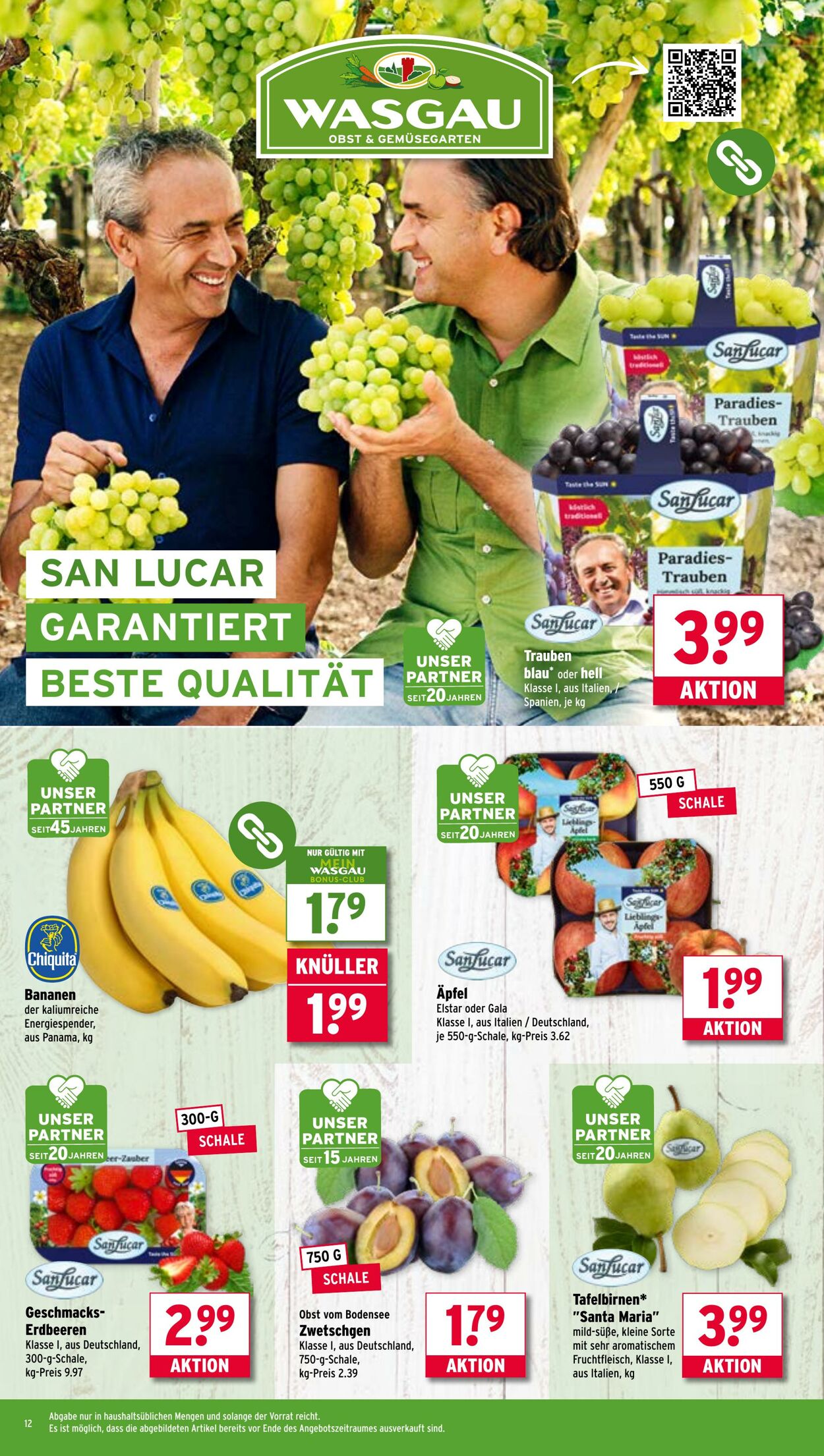 Prospekt Wasgau 22.09.2025 - 27.09.2025