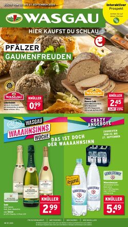 Prospekt Wasgau 22.09.2025 - 27.09.2025