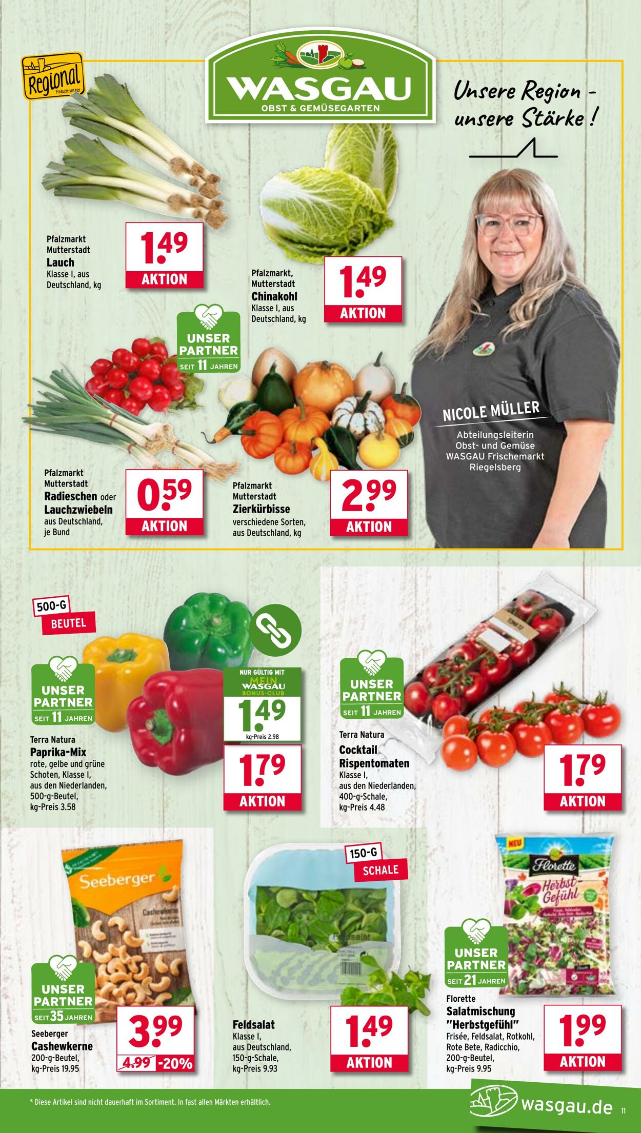 Prospekt Wasgau 29.09.2025 - 04.10.2025