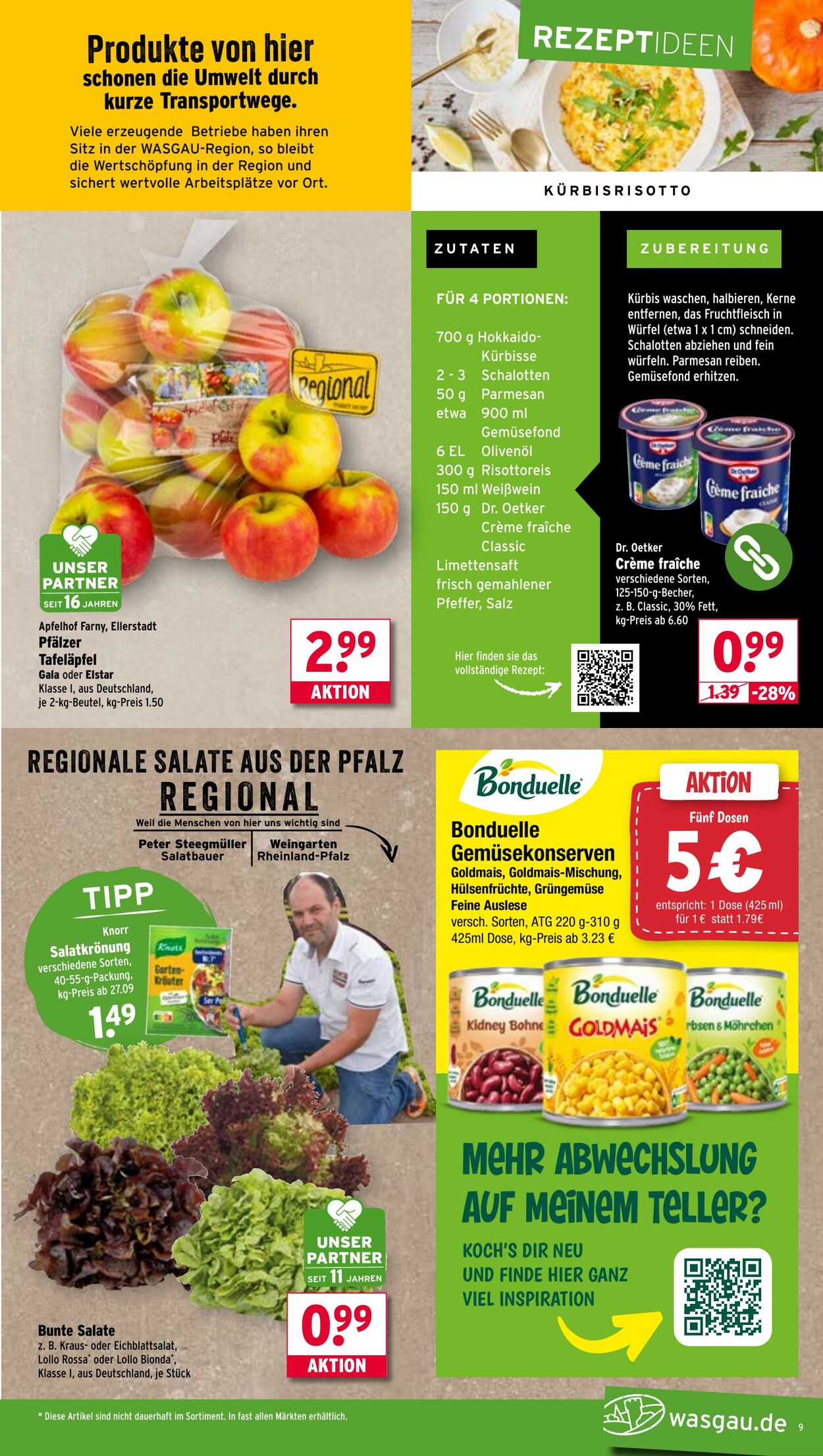 Prospekt Wasgau 29.09.2025 - 04.10.2025