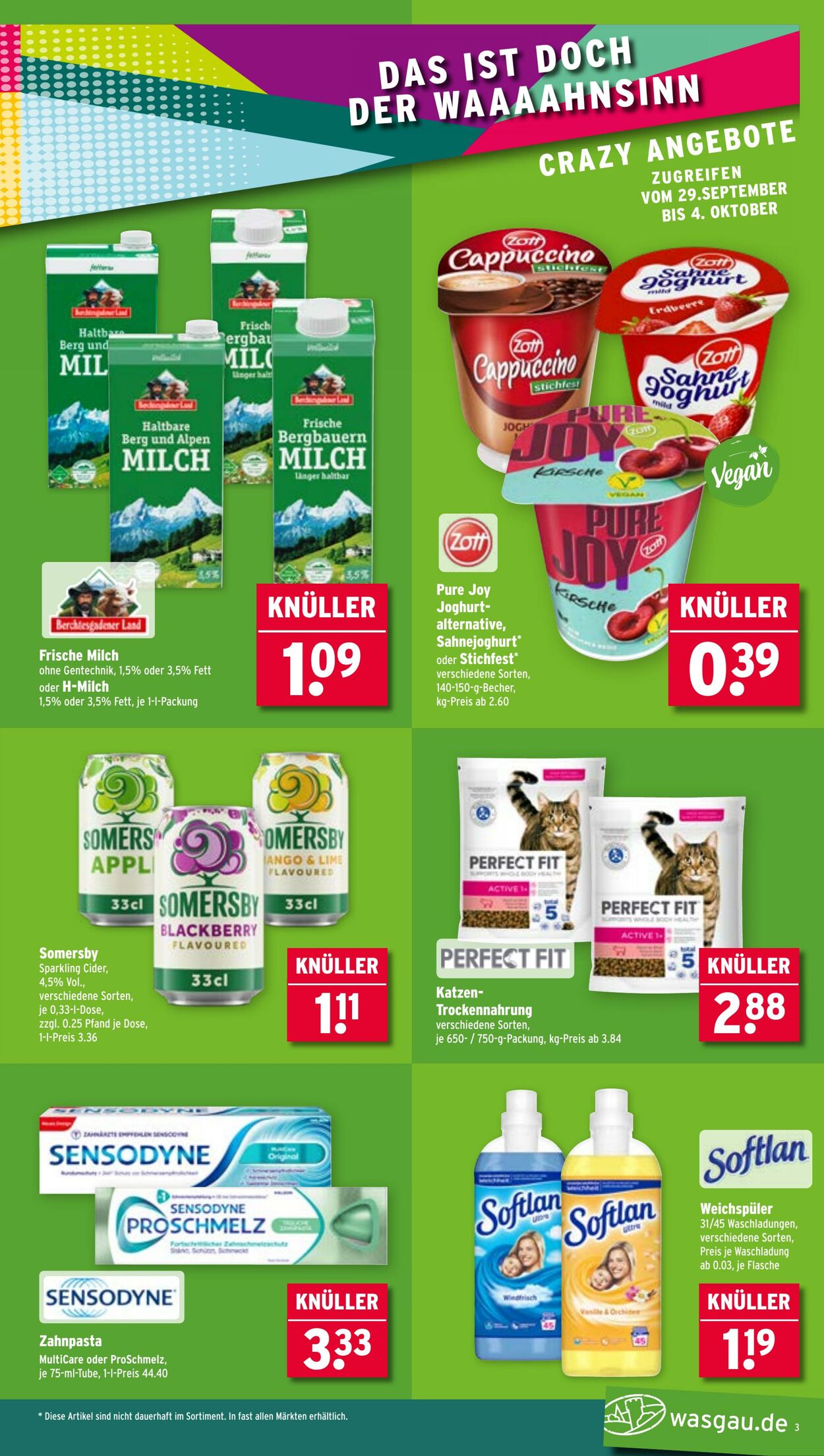 Prospekt Wasgau 29.09.2025 - 04.10.2025