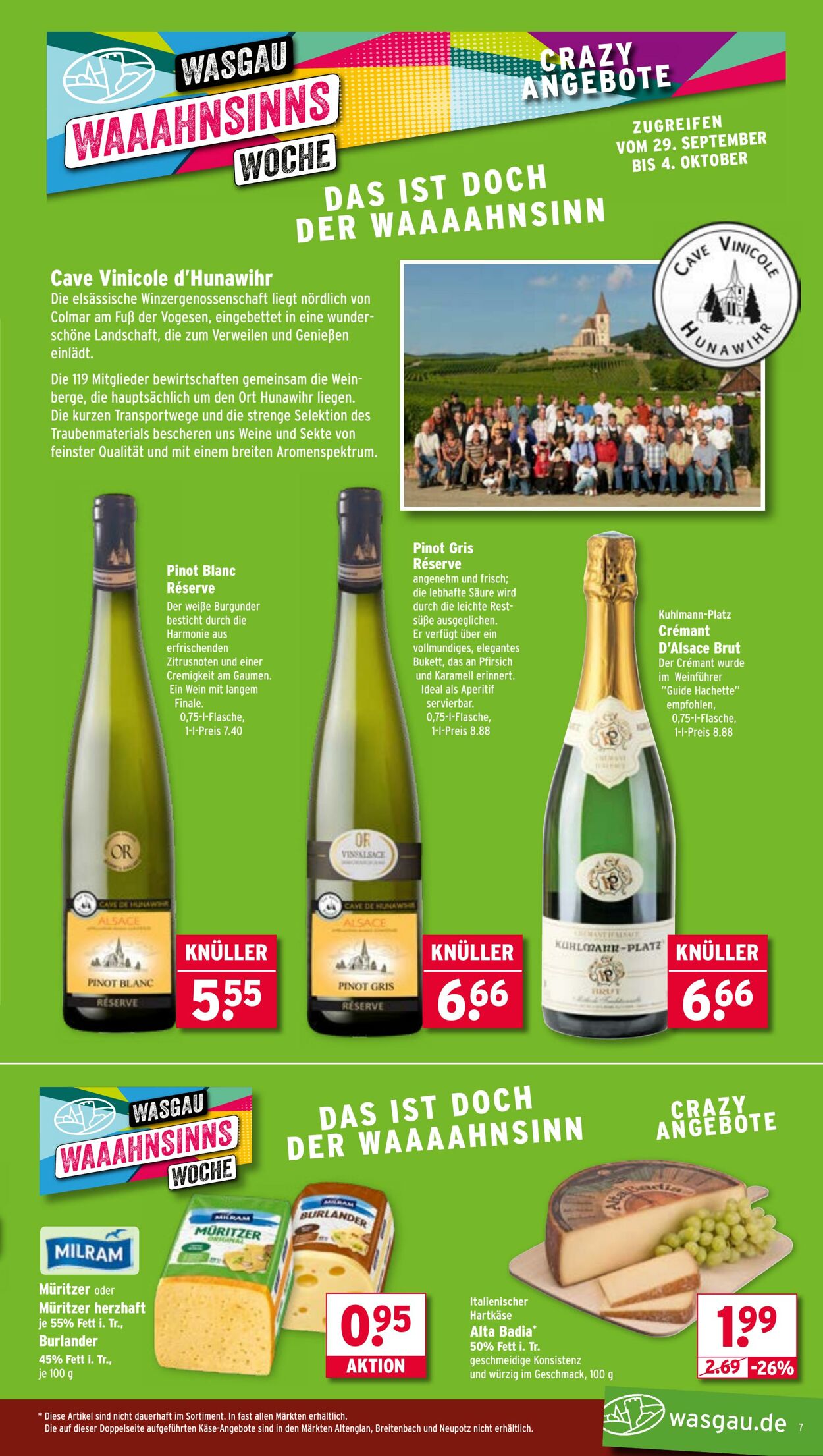 Prospekt Wasgau 29.09.2025 - 04.10.2025
