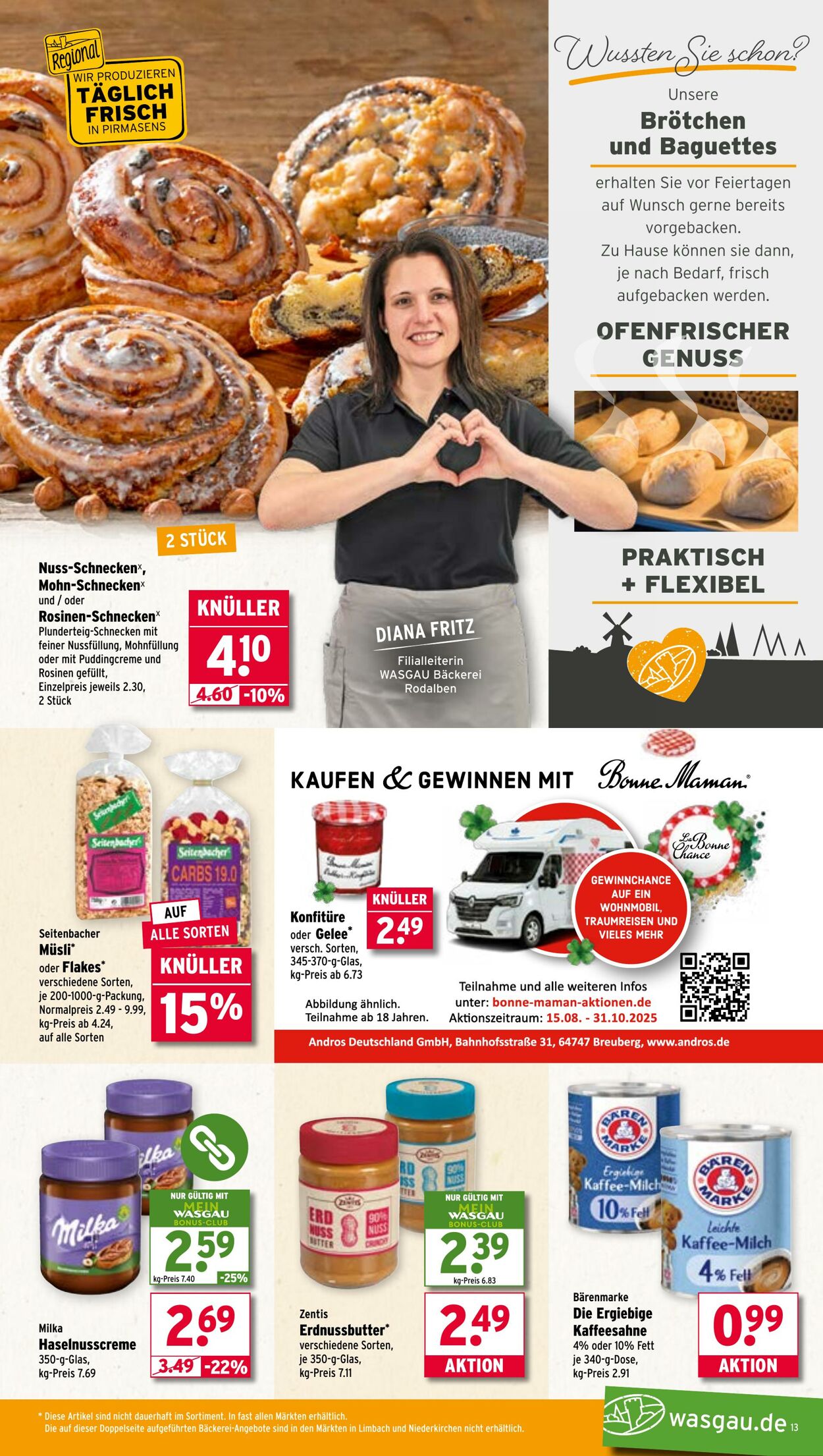 Prospekt Wasgau 29.09.2025 - 04.10.2025