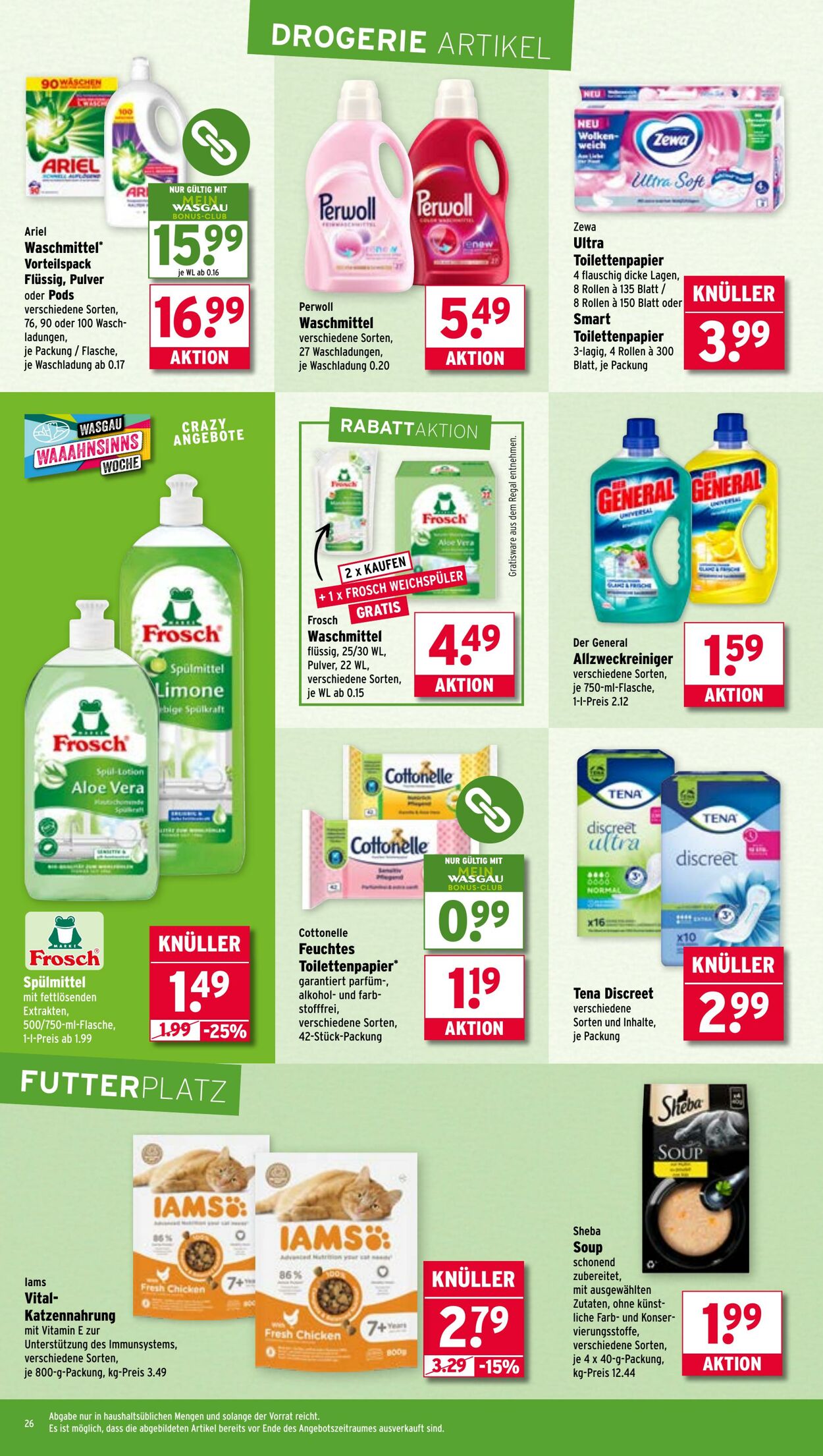Prospekt Wasgau 29.09.2025 - 04.10.2025