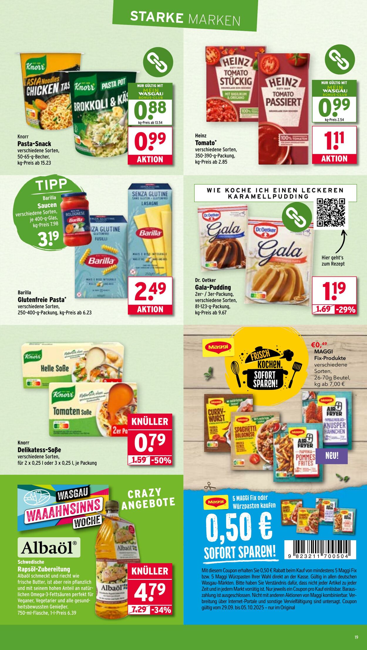 Prospekt Wasgau 29.09.2025 - 04.10.2025