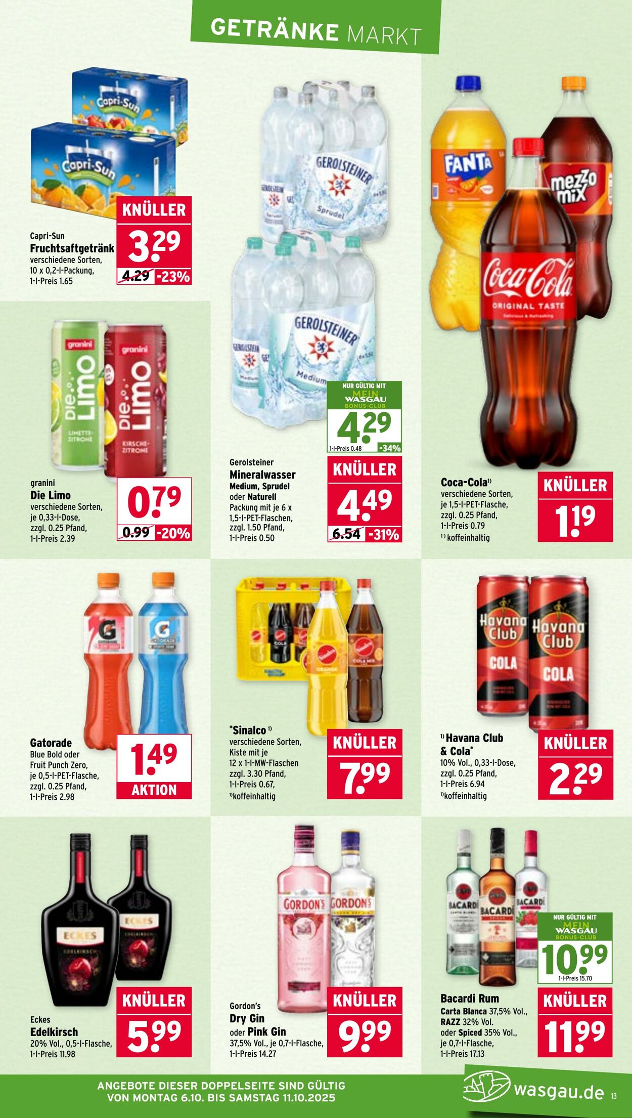 Prospekt Wasgau 06.10.2025 - 11.10.2025
