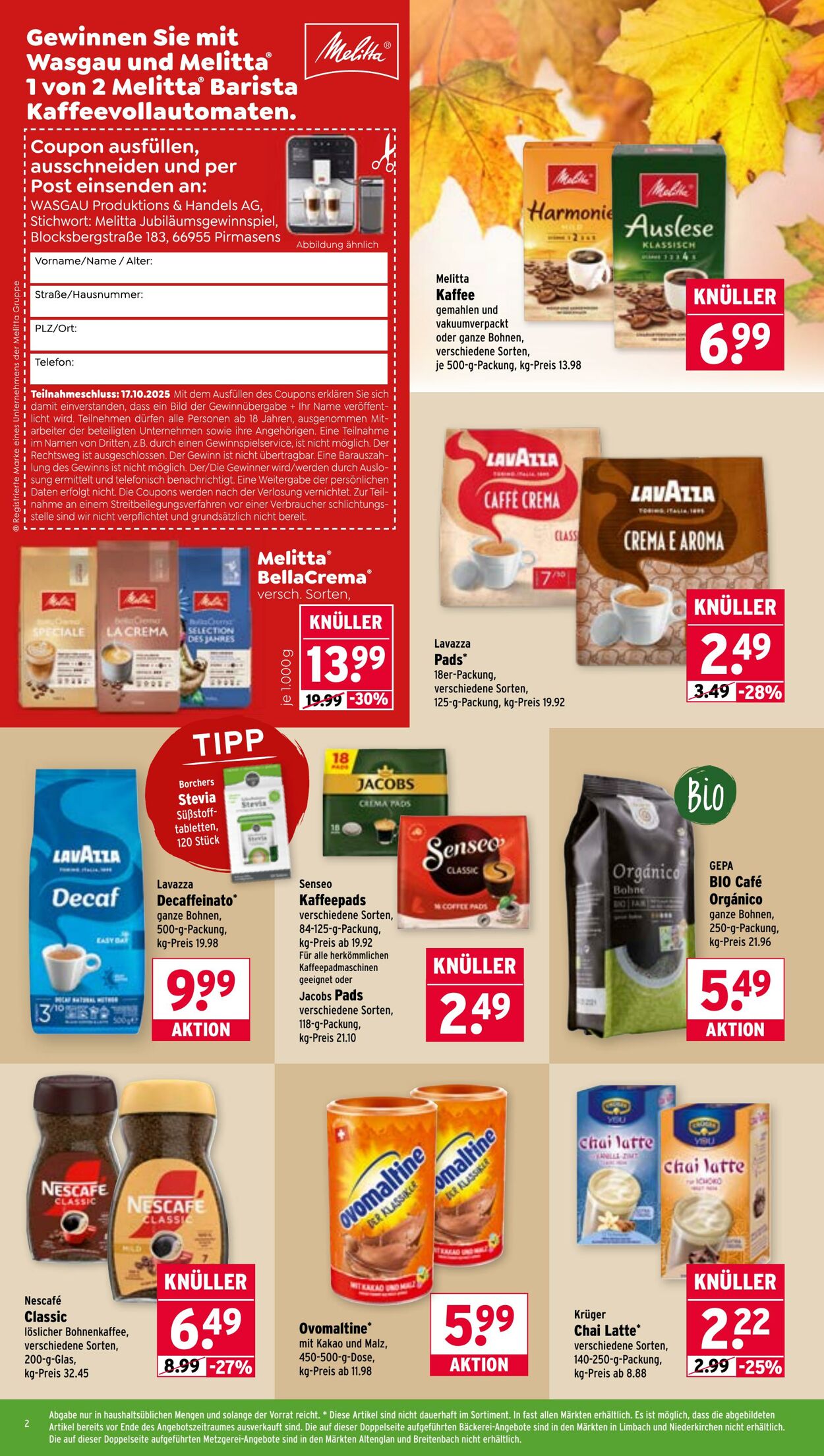 Prospekt Wasgau 06.10.2025 - 11.10.2025