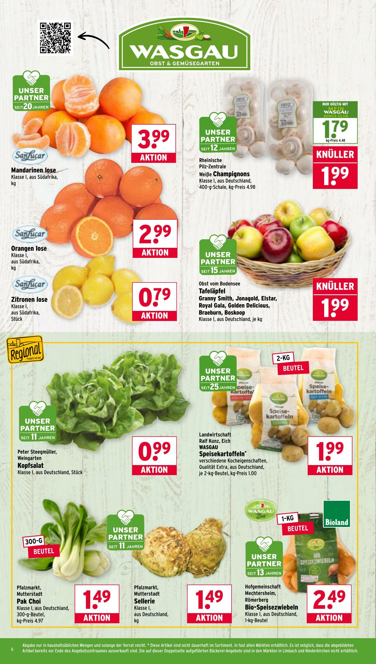 Prospekt Wasgau 06.10.2025 - 11.10.2025
