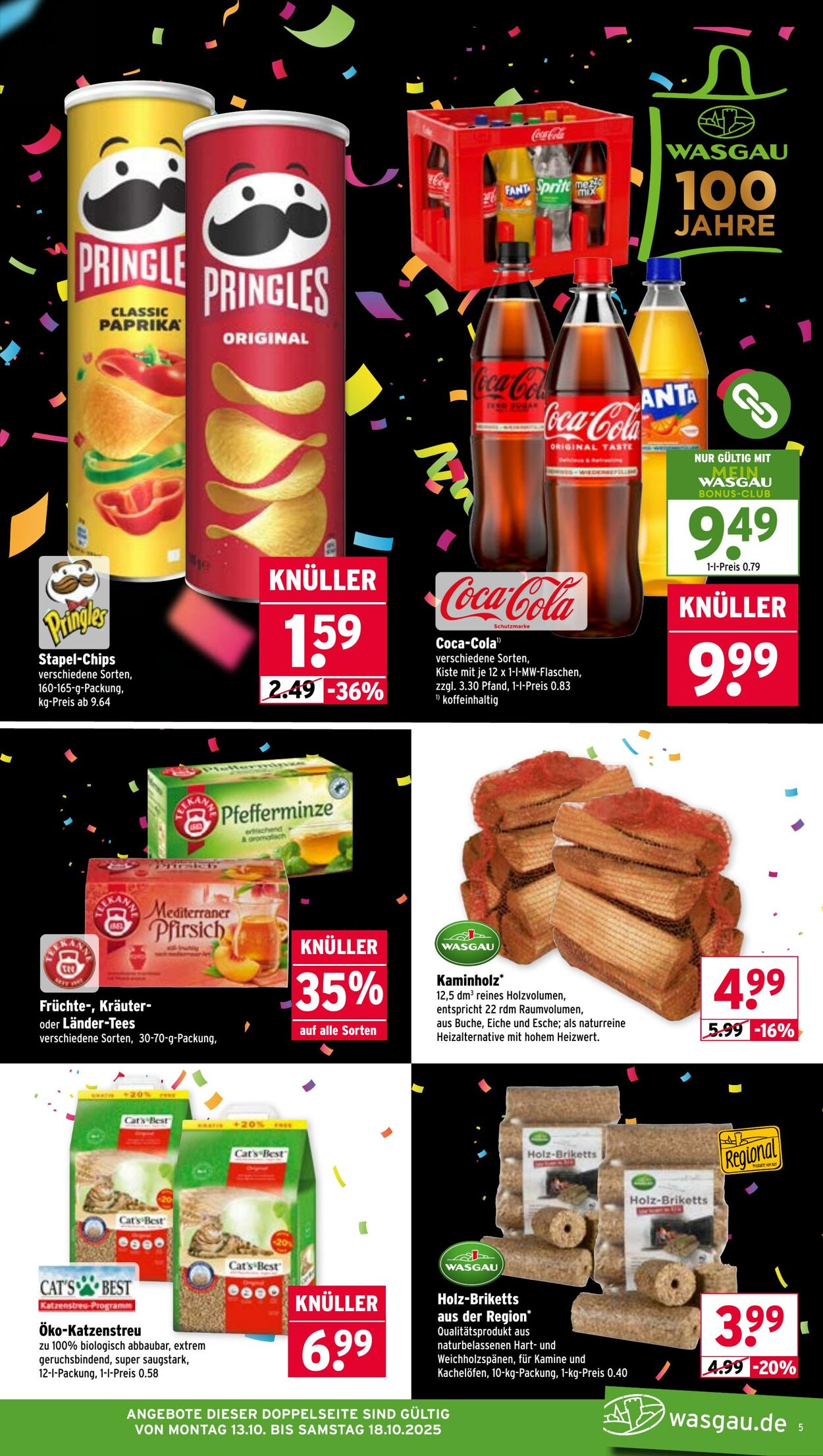 Prospekt Wasgau 13.10.2025 - 18.10.2025