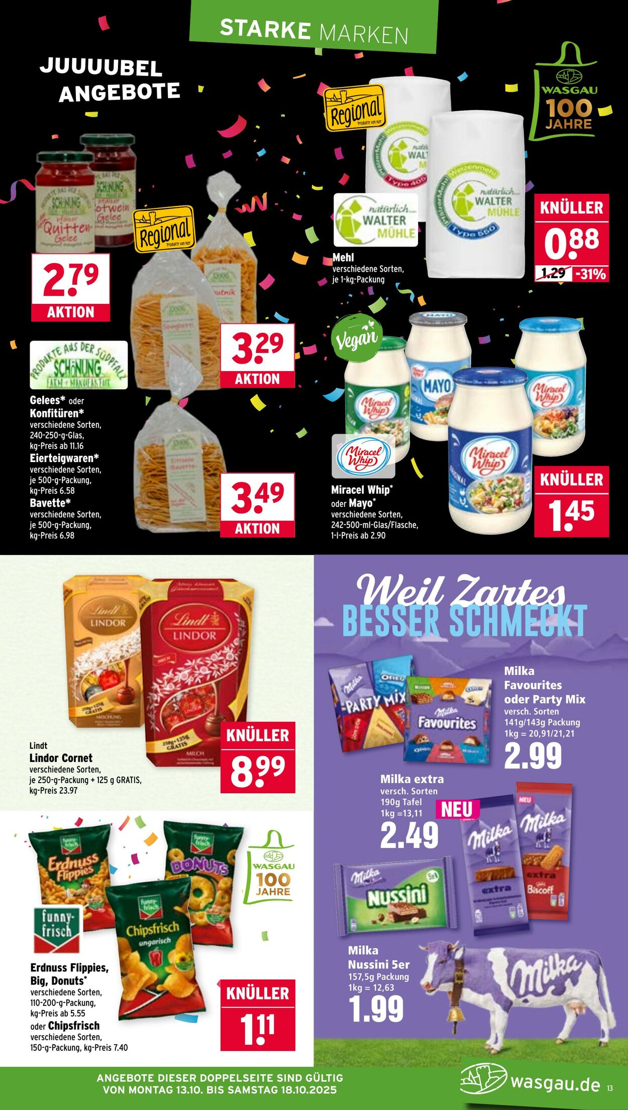 Prospekt Wasgau 13.10.2025 - 18.10.2025