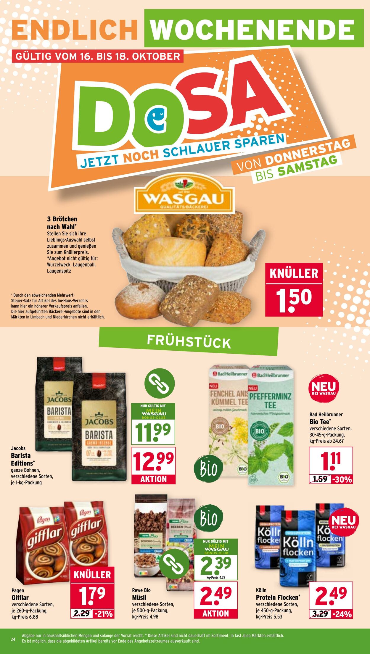 Prospekt Wasgau 13.10.2025 - 18.10.2025