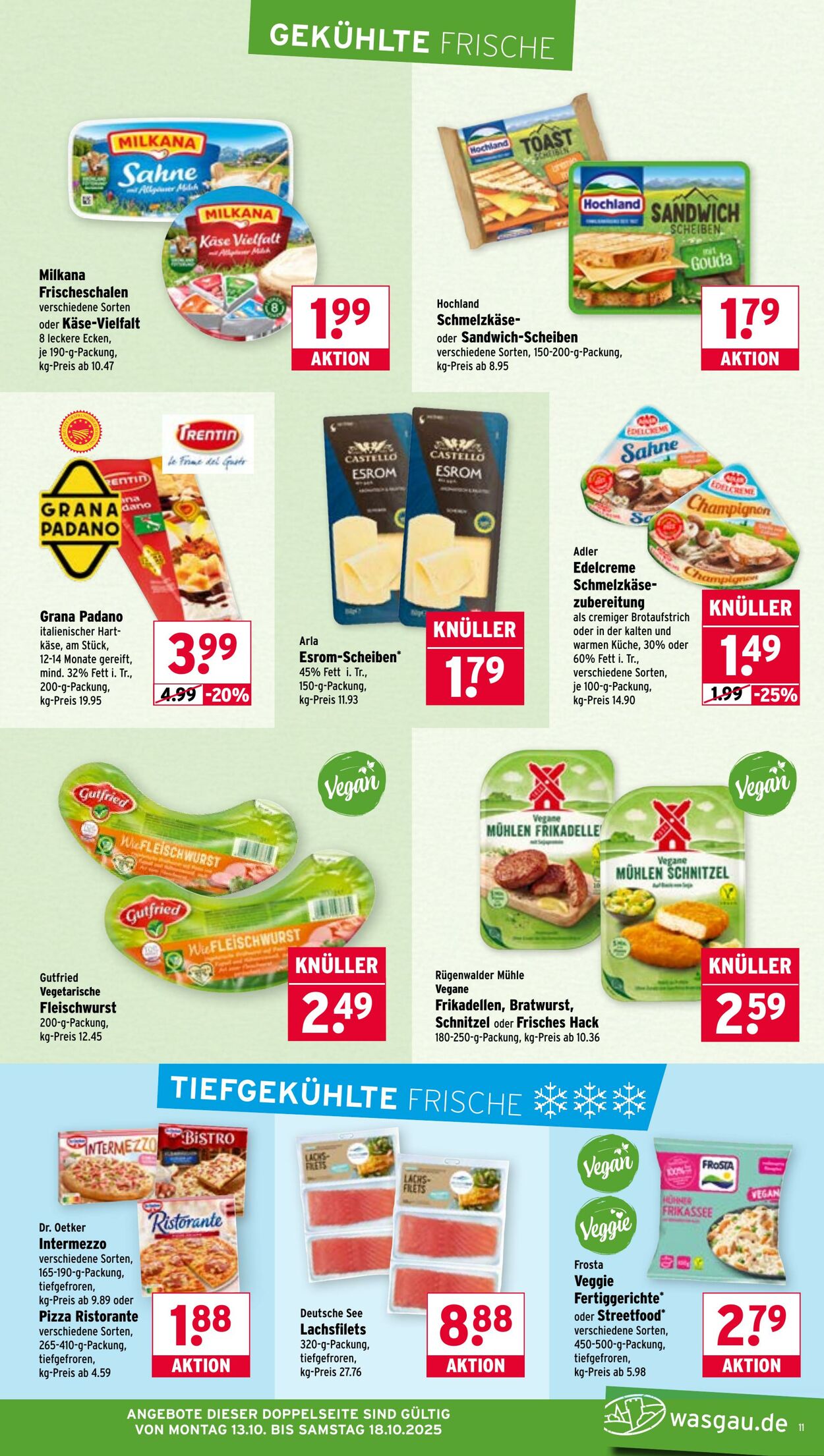 Prospekt Wasgau 13.10.2025 - 18.10.2025
