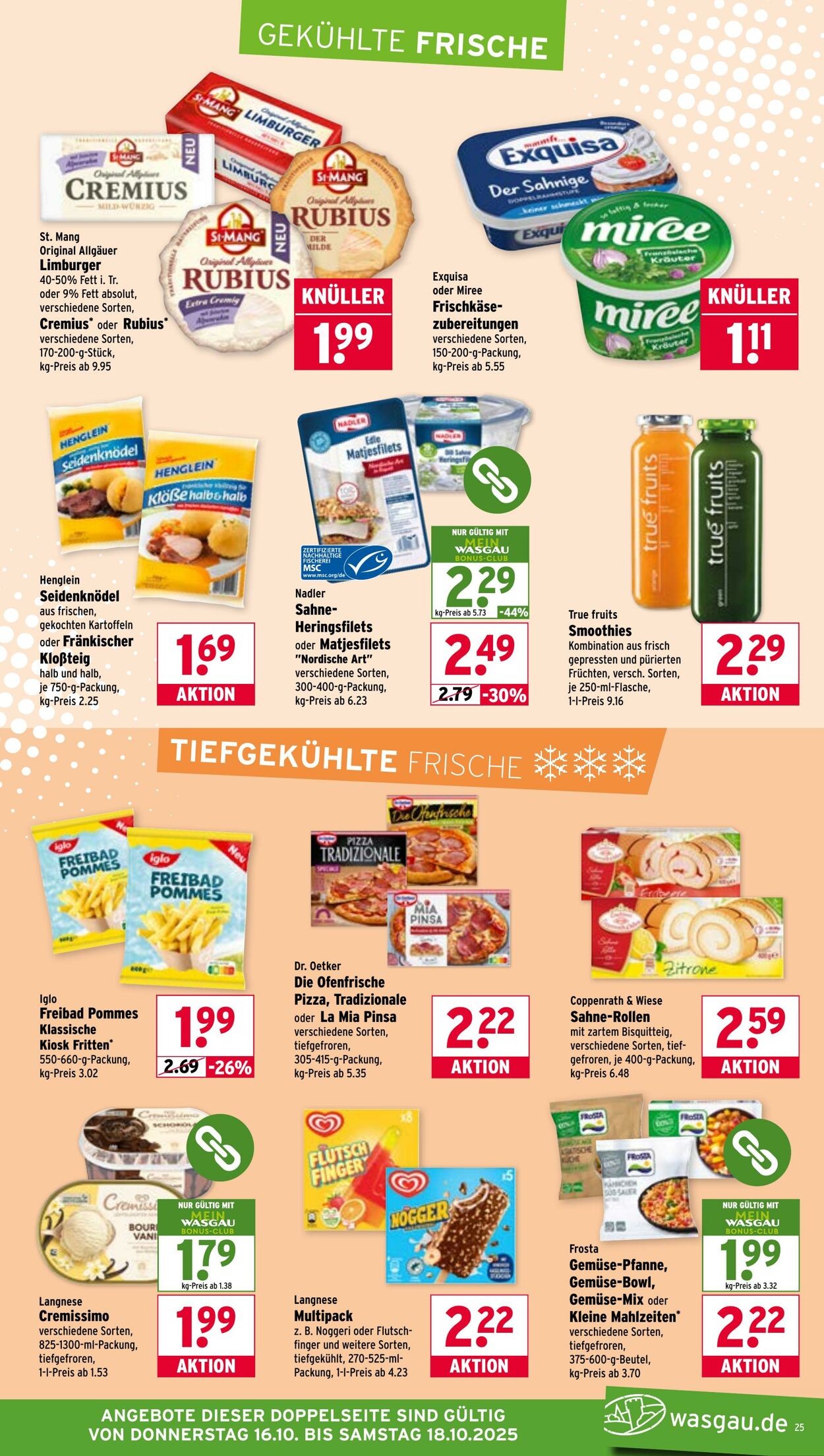 Prospekt Wasgau 13.10.2025 - 18.10.2025