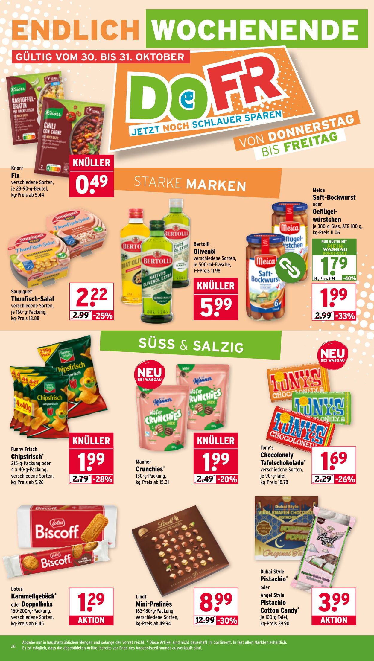 Prospekt Wasgau 27.10.2025 - 01.11.2025