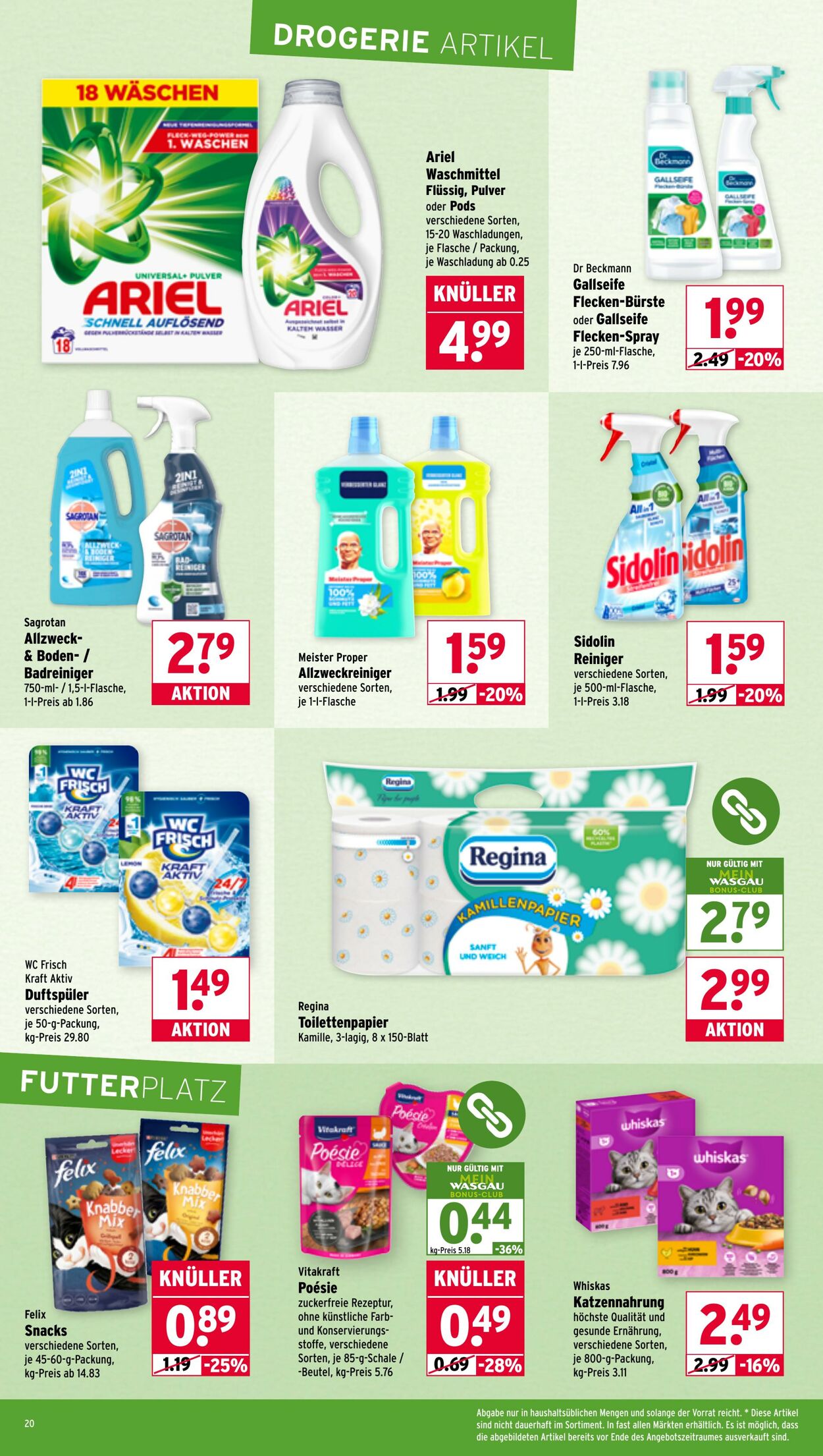Prospekt Wasgau 27.10.2025 - 01.11.2025