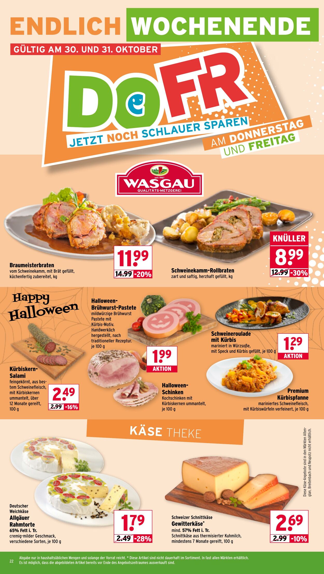 Prospekt Wasgau 27.10.2025 - 01.11.2025