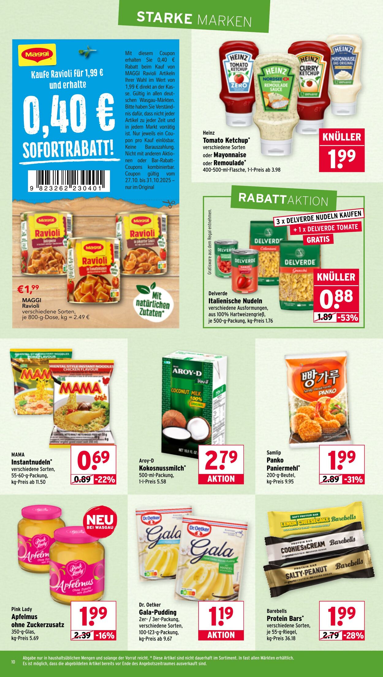 Prospekt Wasgau 27.10.2025 - 01.11.2025