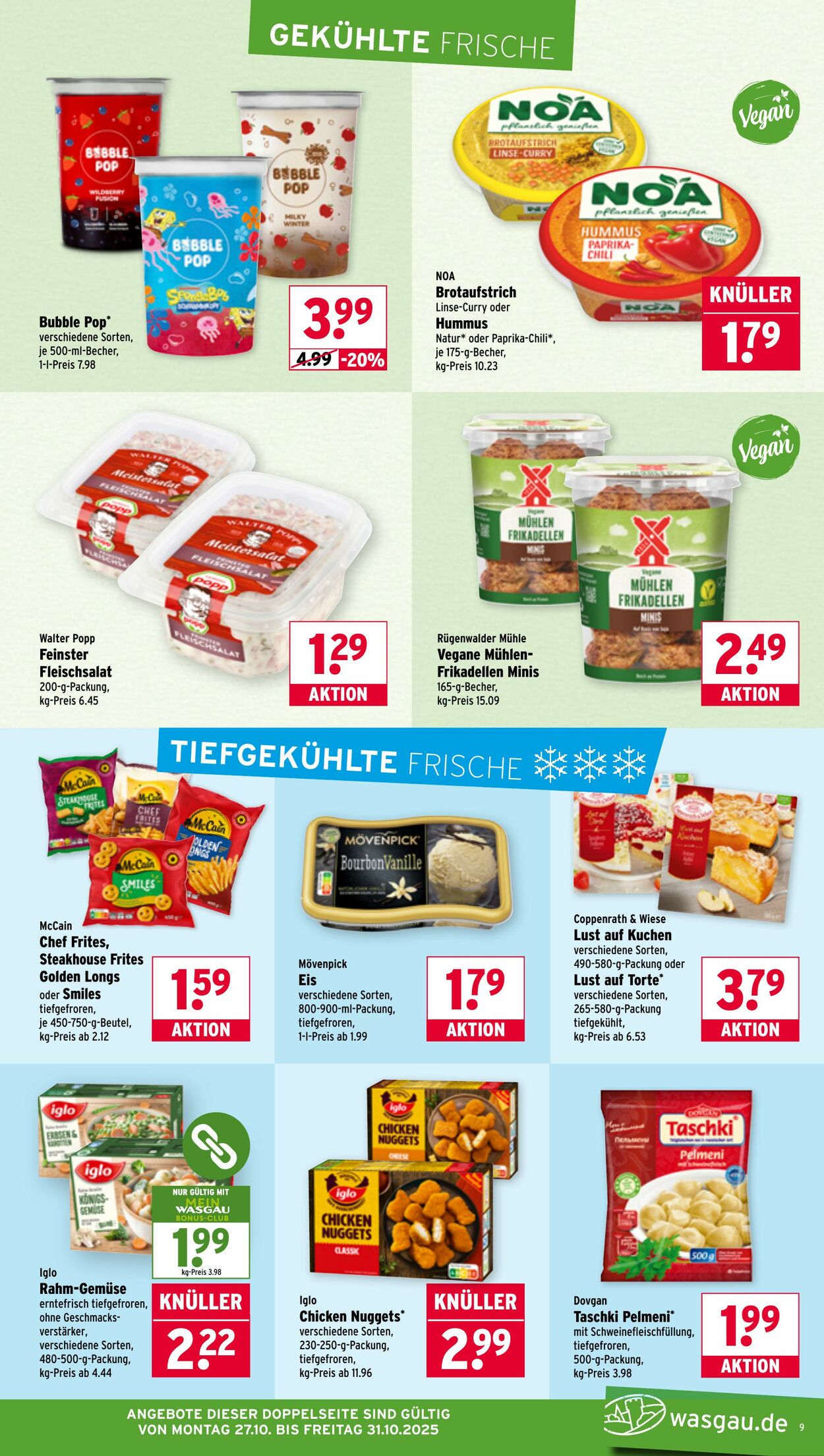 Prospekt Wasgau 27.10.2025 - 01.11.2025