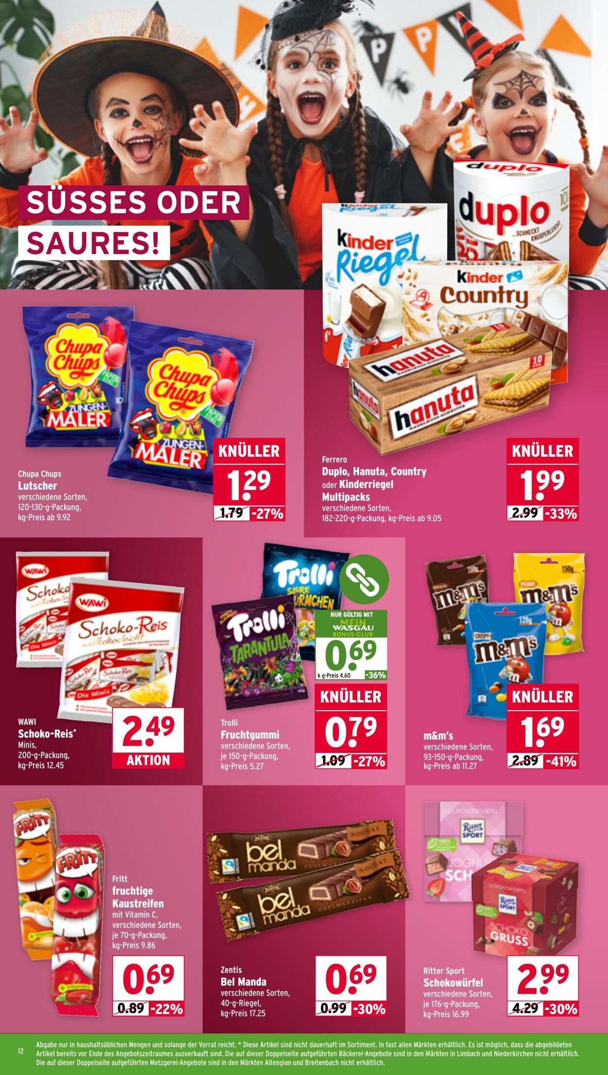 Prospekt Wasgau 27.10.2025 - 01.11.2025