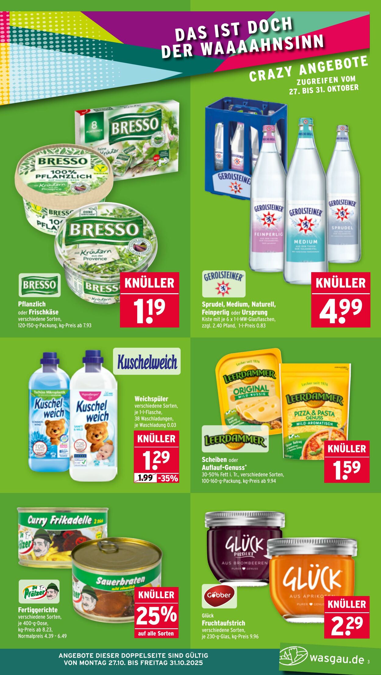 Prospekt Wasgau 27.10.2025 - 01.11.2025