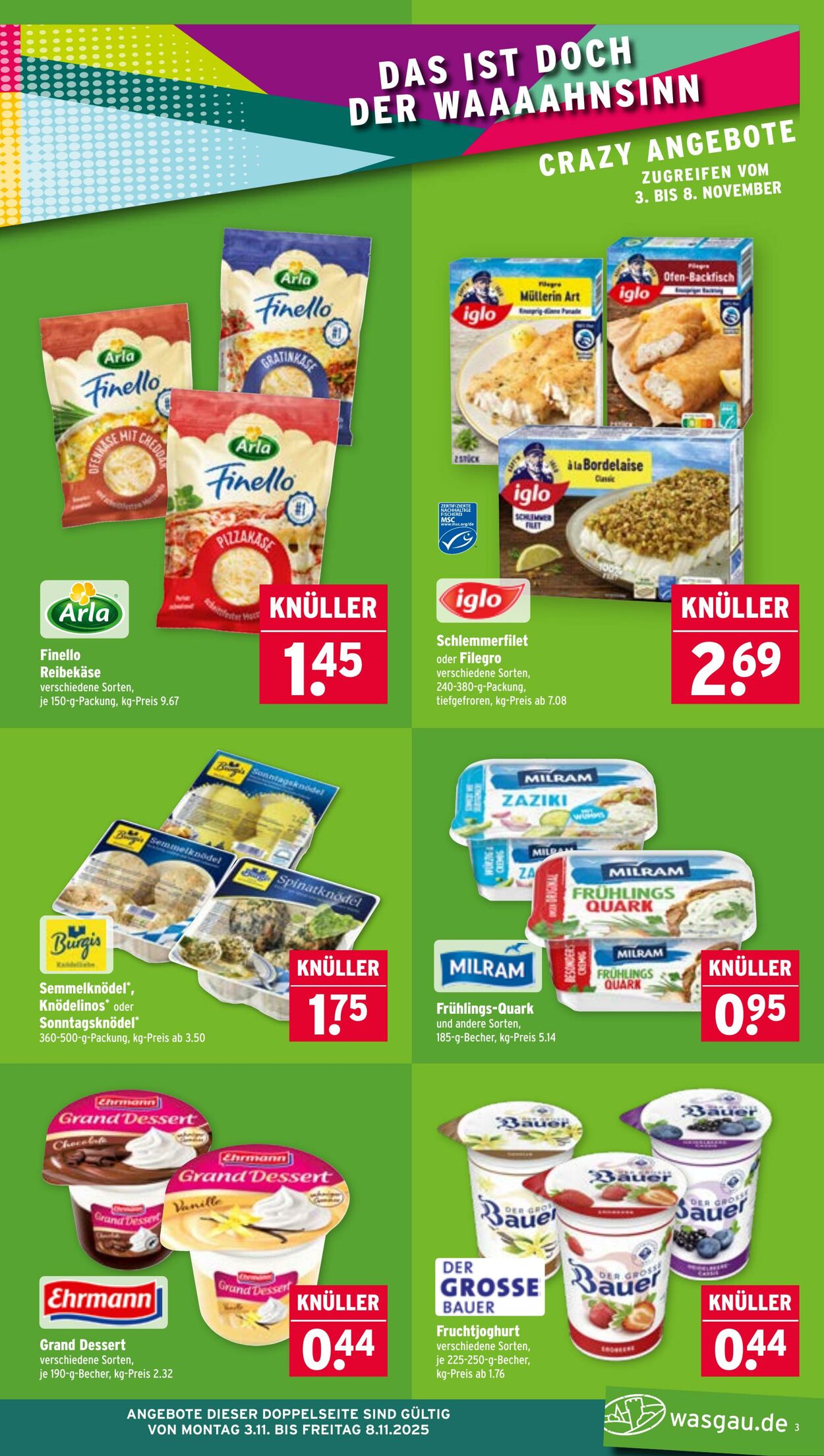 Prospekt Wasgau 03.11.2025 - 08.11.2025