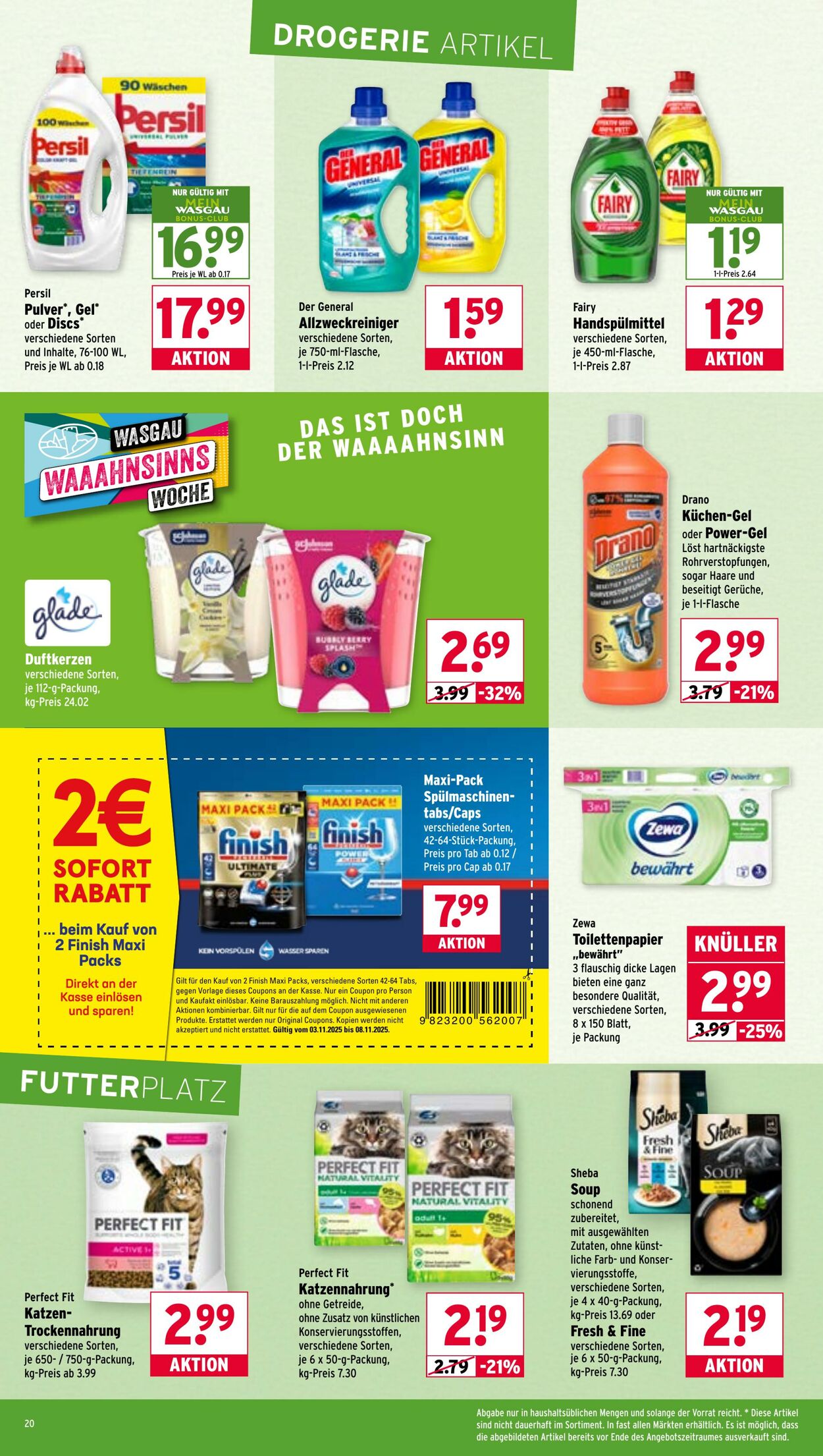 Prospekt Wasgau 03.11.2025 - 08.11.2025