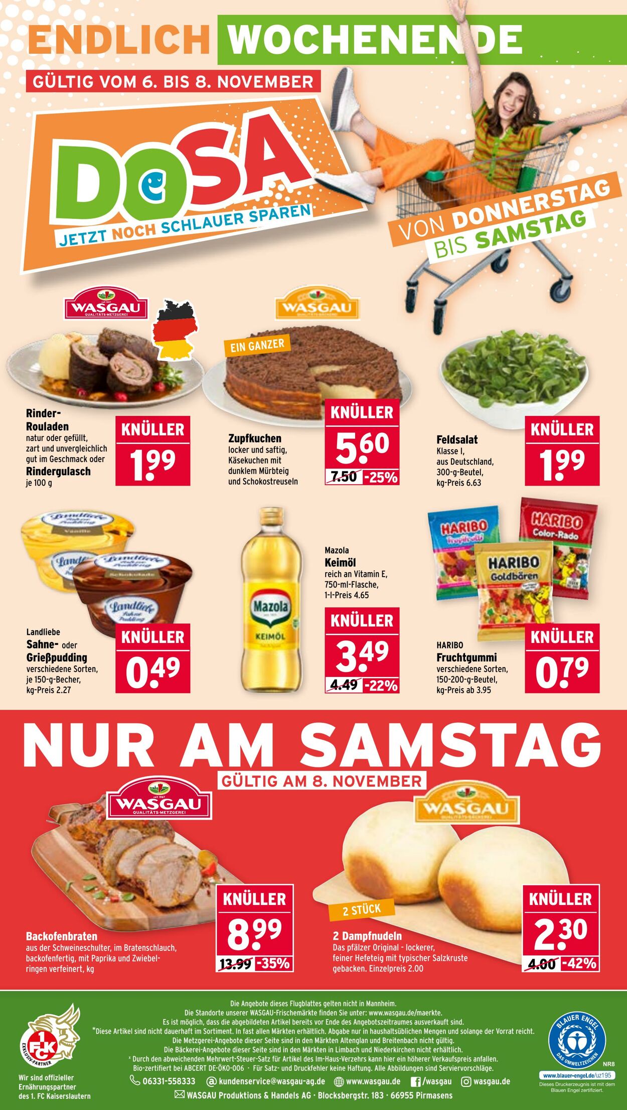 Prospekt Wasgau 03.11.2025 - 08.11.2025