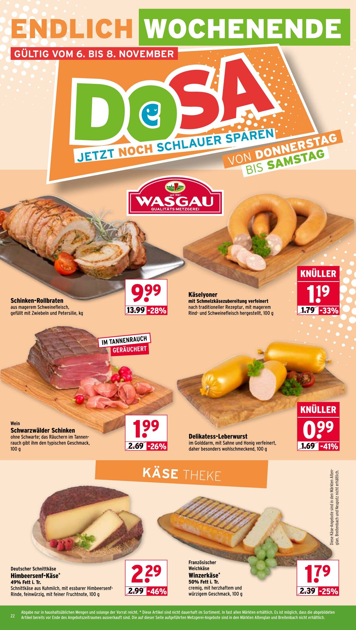 Prospekt Wasgau 03.11.2025 - 08.11.2025