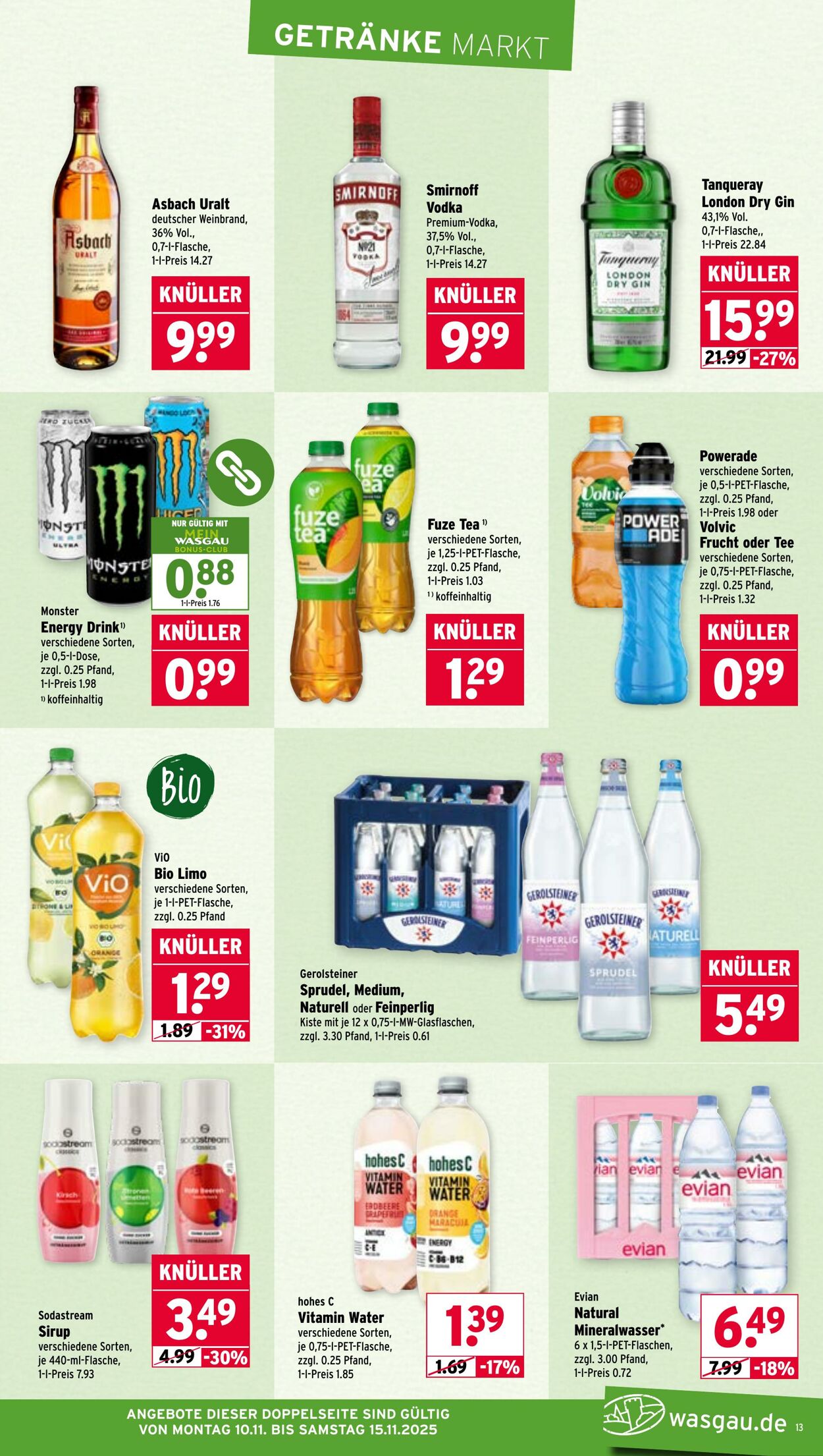 Prospekt Wasgau 10.11.2025 - 15.11.2025