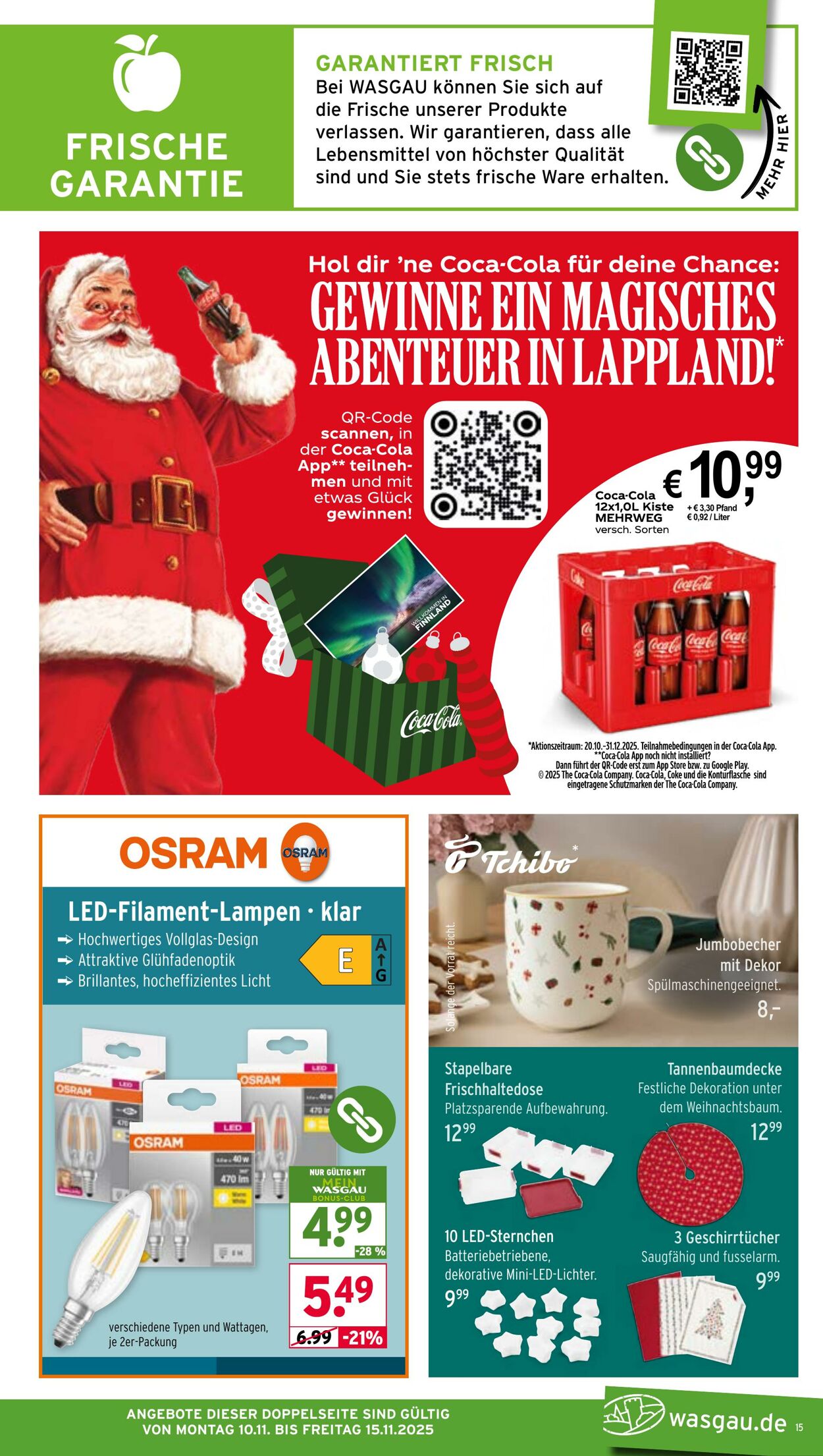 Prospekt Wasgau 10.11.2025 - 15.11.2025
