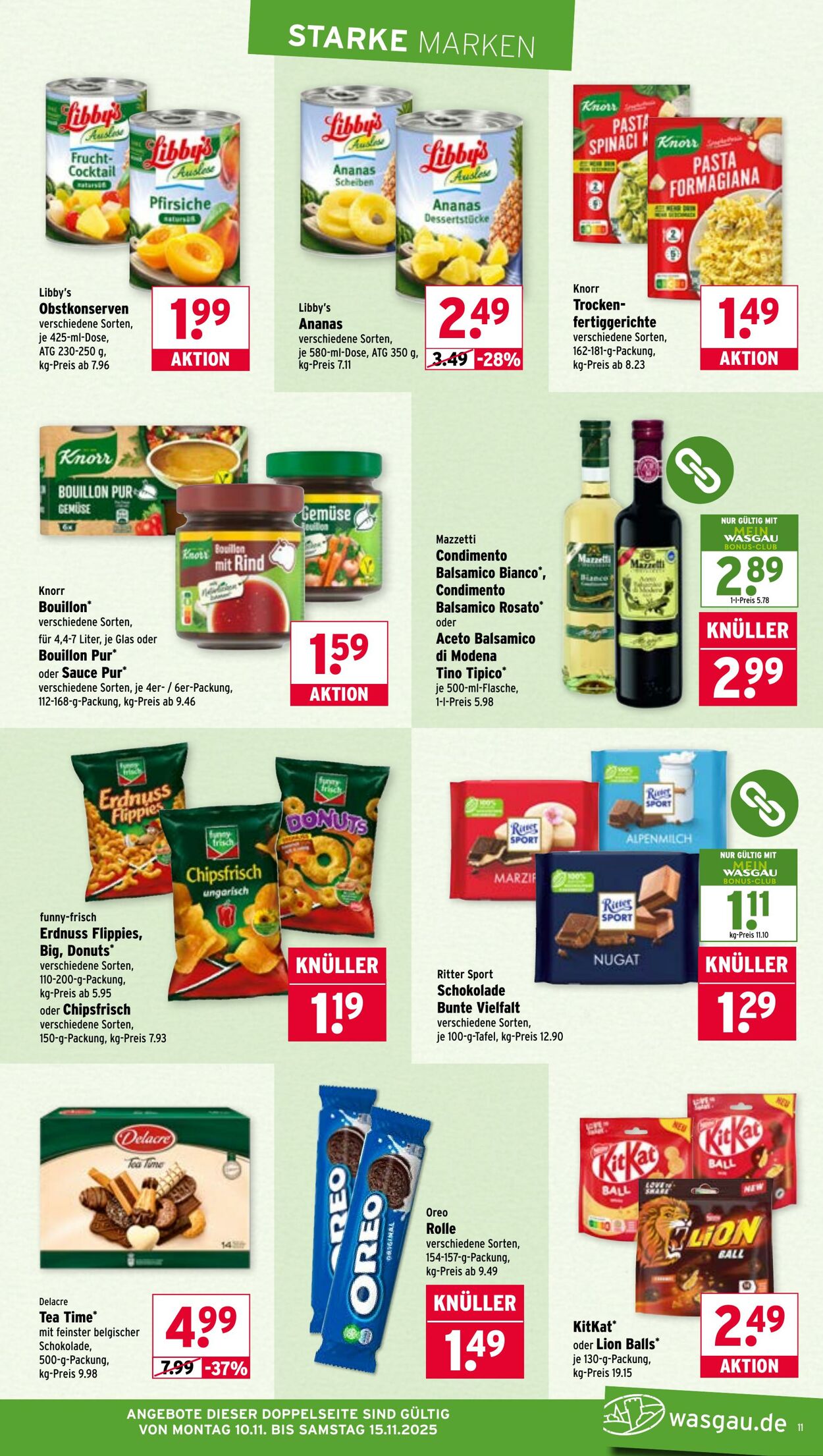 Prospekt Wasgau 10.11.2025 - 15.11.2025