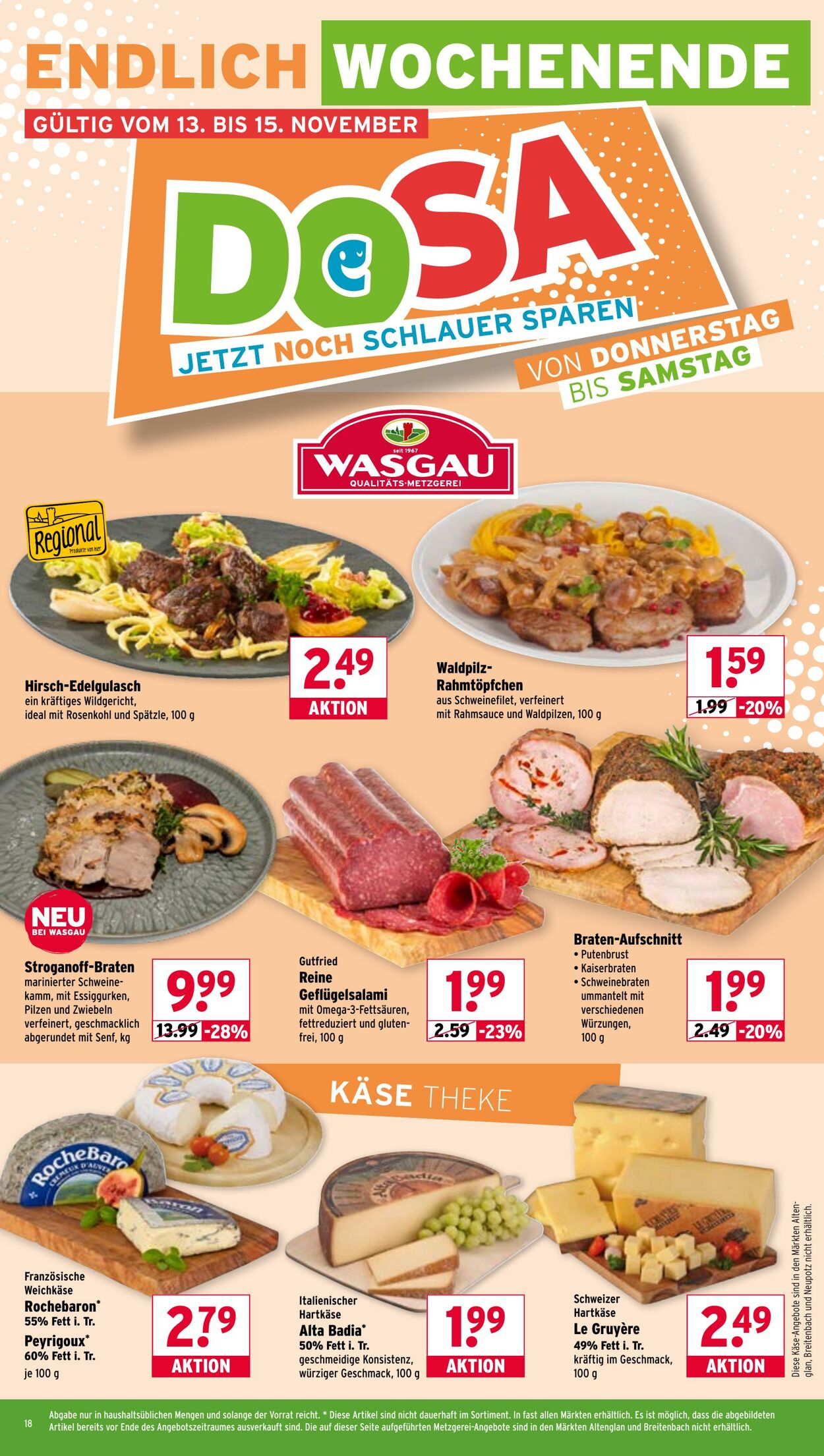 Prospekt Wasgau 10.11.2025 - 15.11.2025