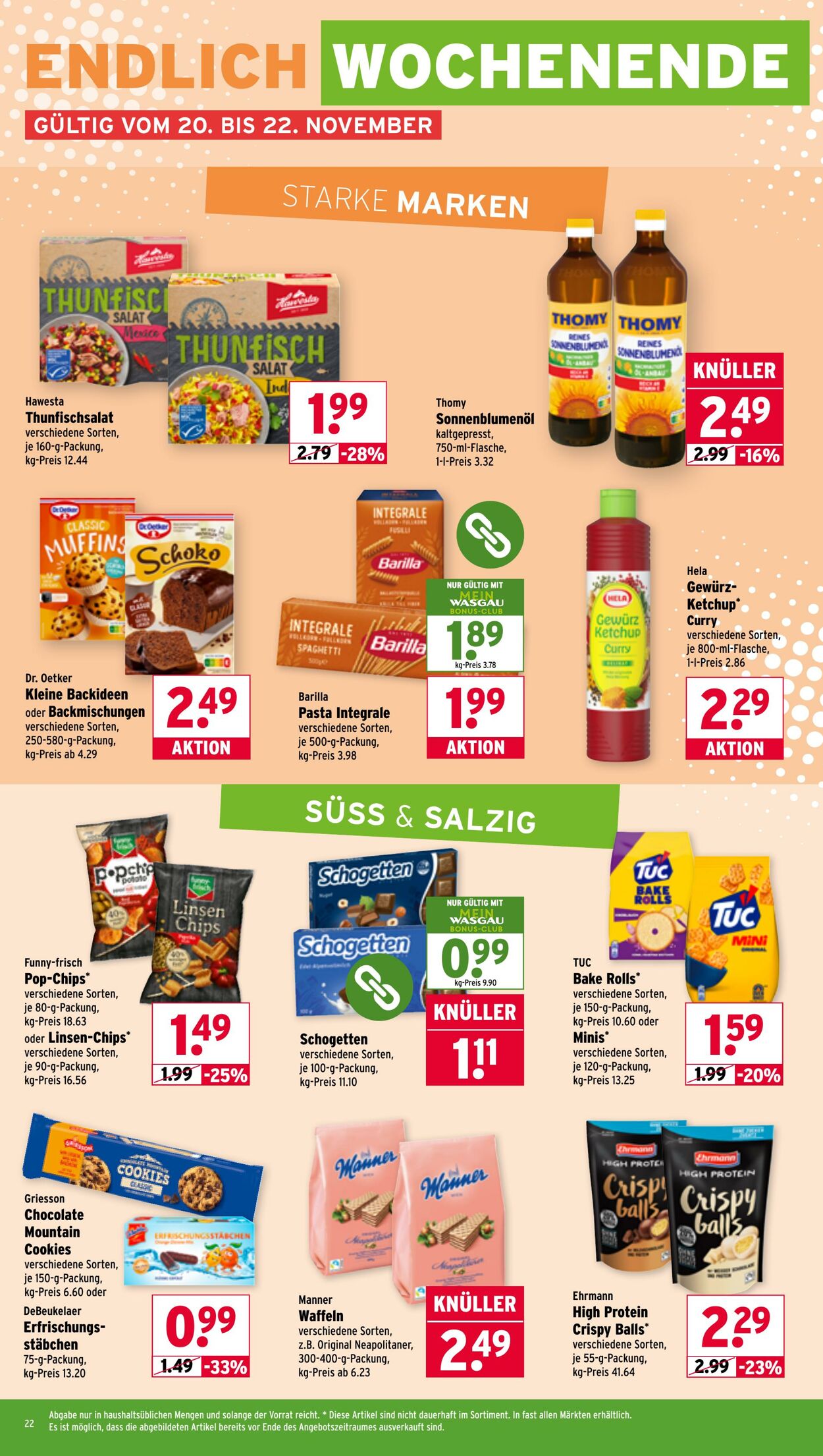 Prospekt Wasgau 17.11.2025 - 22.11.2025
