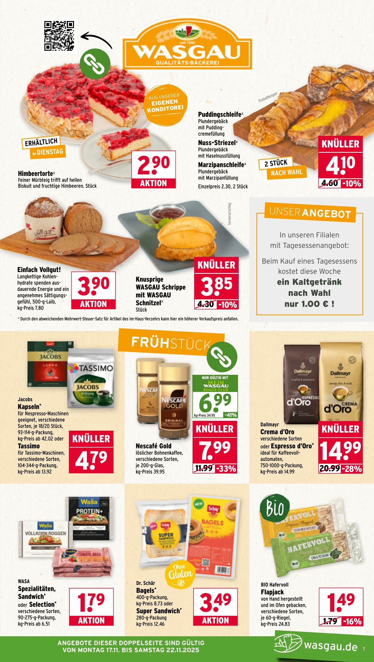Prospekt Wasgau 17.11.2025 - 22.11.2025