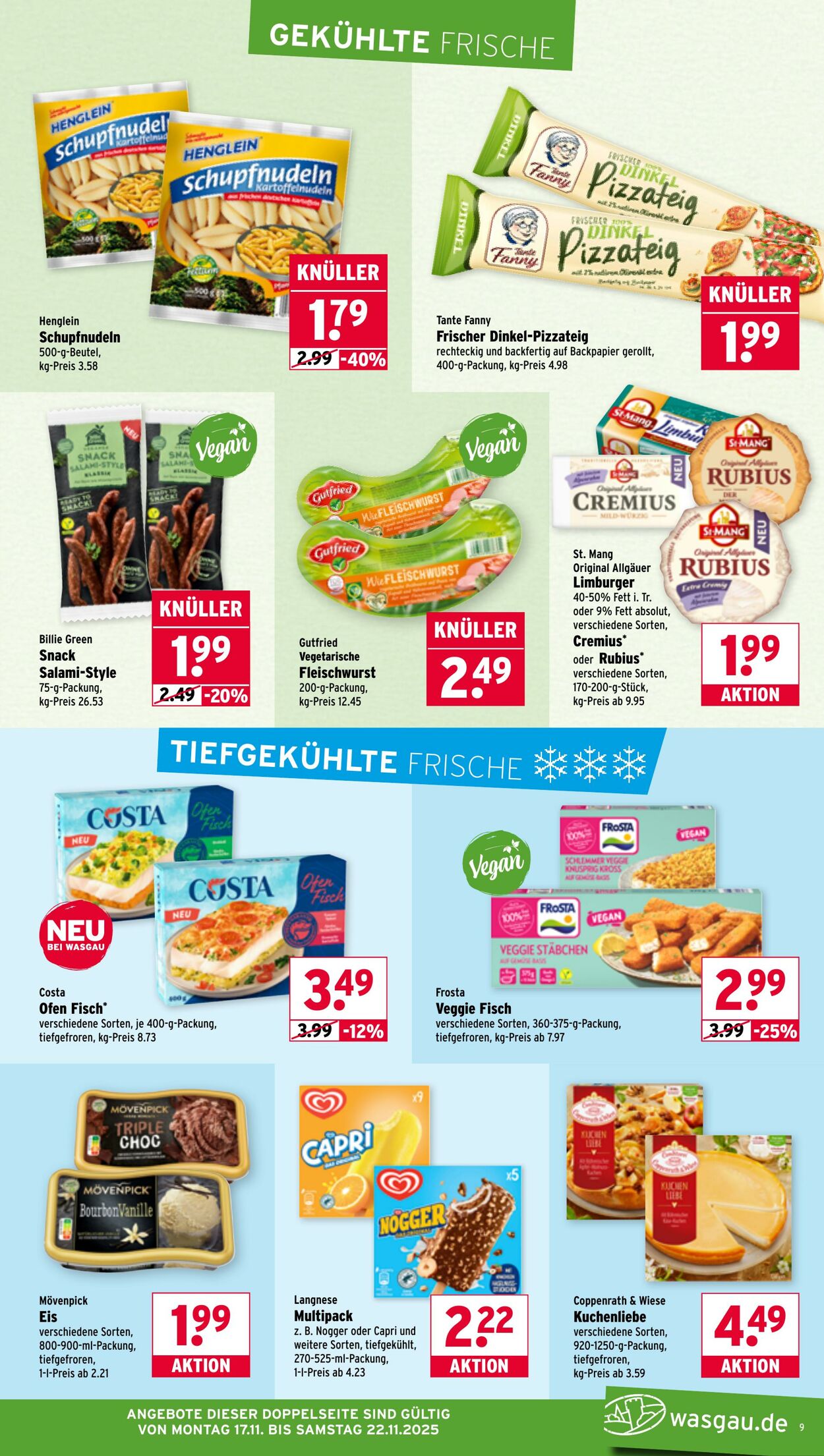 Prospekt Wasgau 17.11.2025 - 22.11.2025
