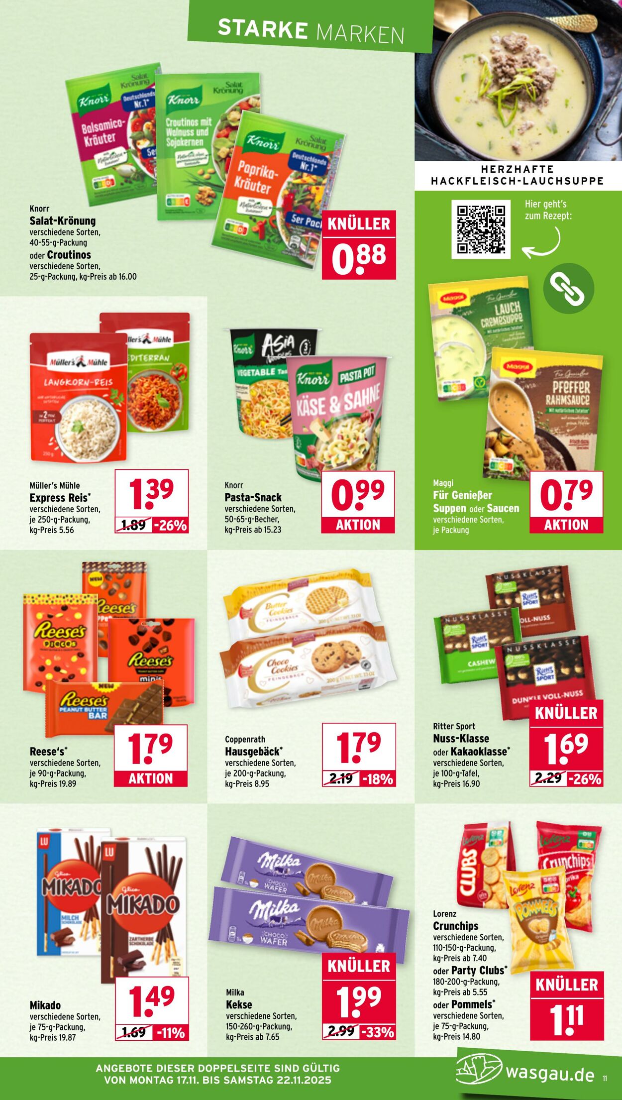 Prospekt Wasgau 17.11.2025 - 22.11.2025