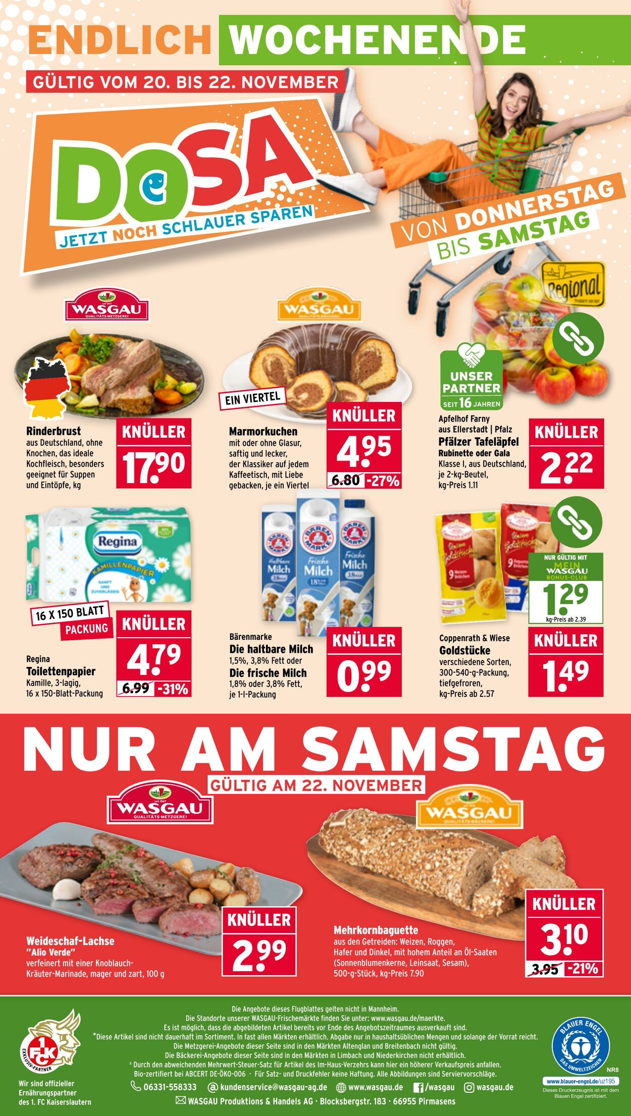 Prospekt Wasgau 17.11.2025 - 22.11.2025