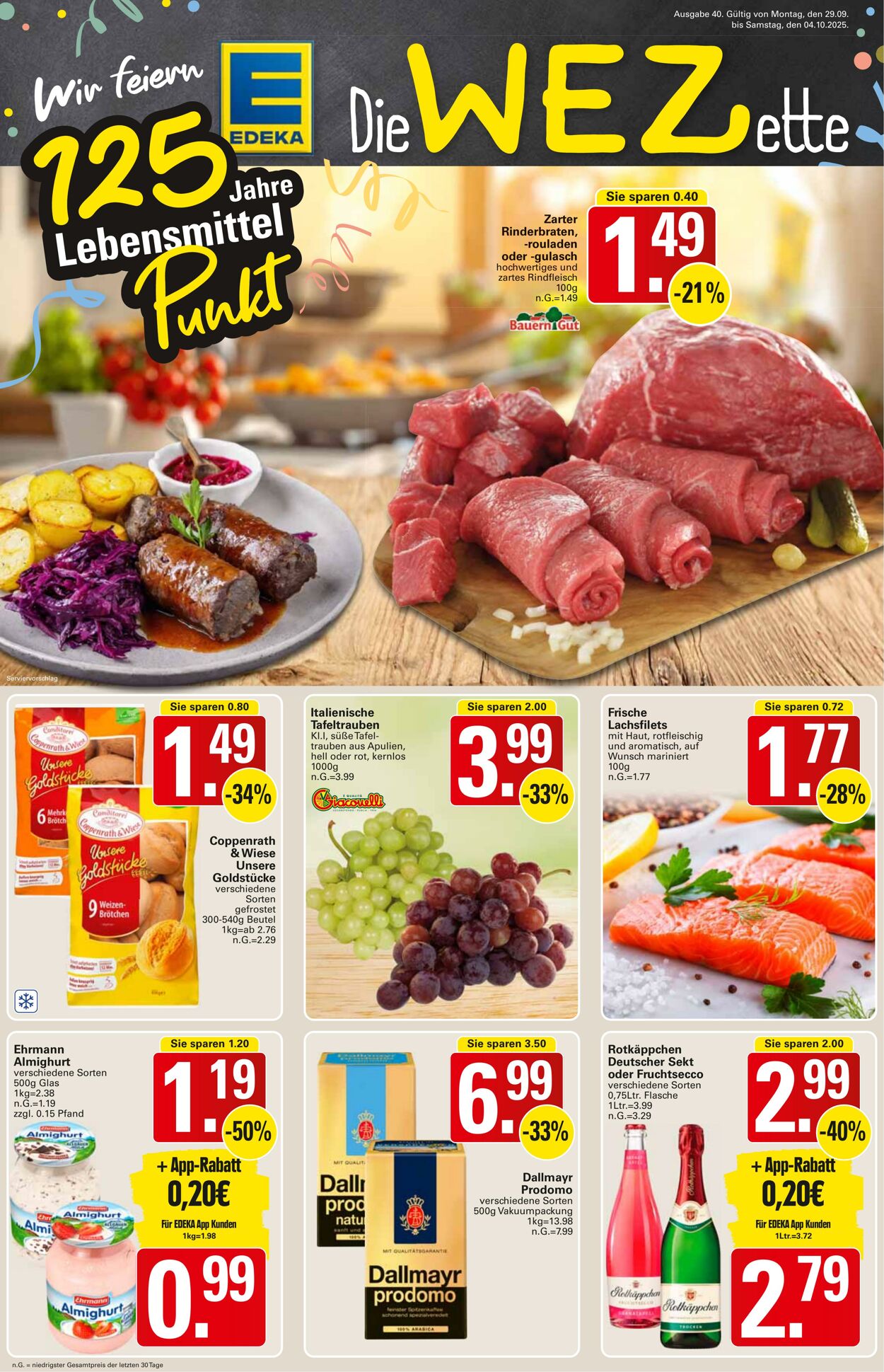 Prospekt WEZ 22.09.2025 - 27.09.2025