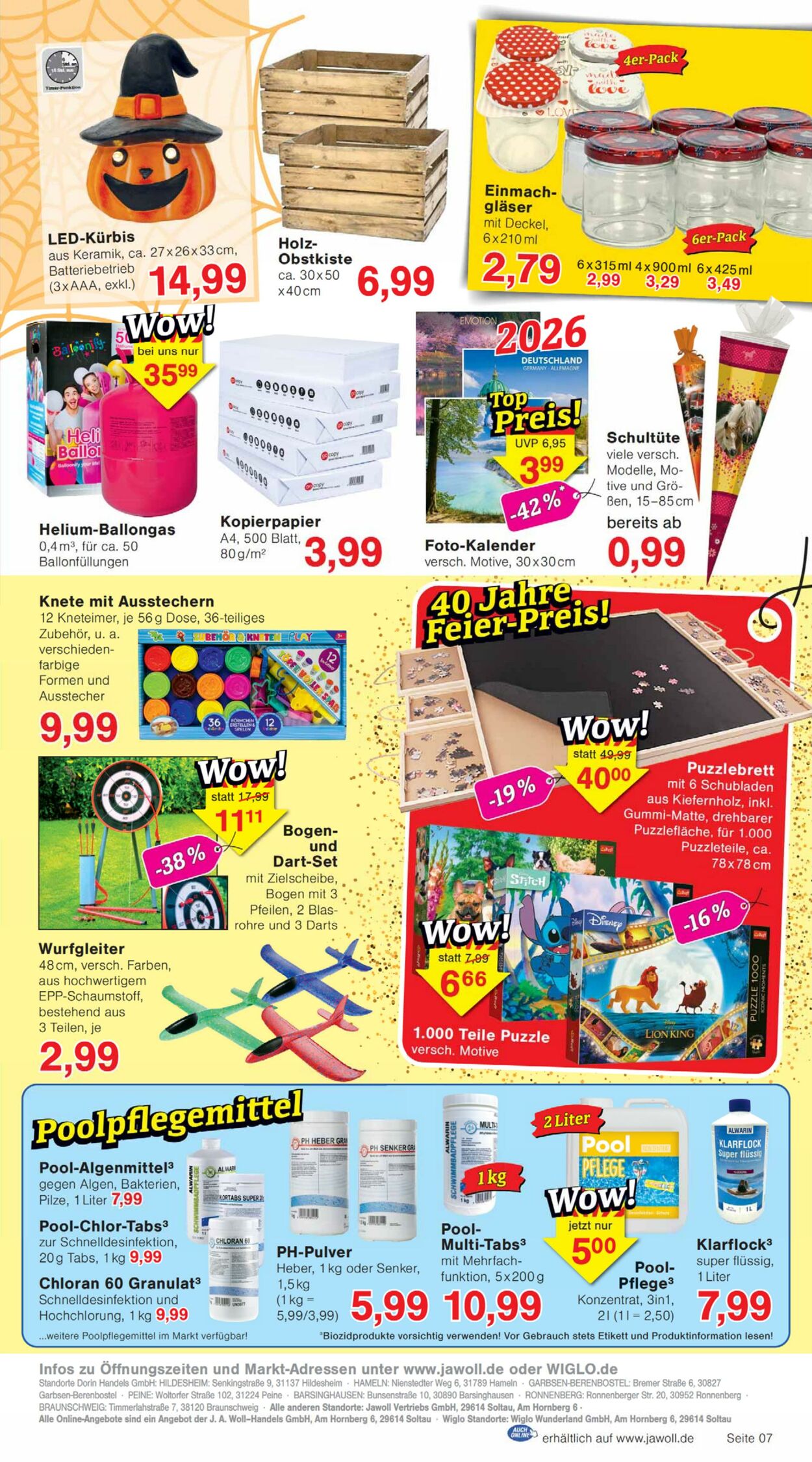 Prospekt Wiglo Wunderland 25.08.2025 - 03.09.2025