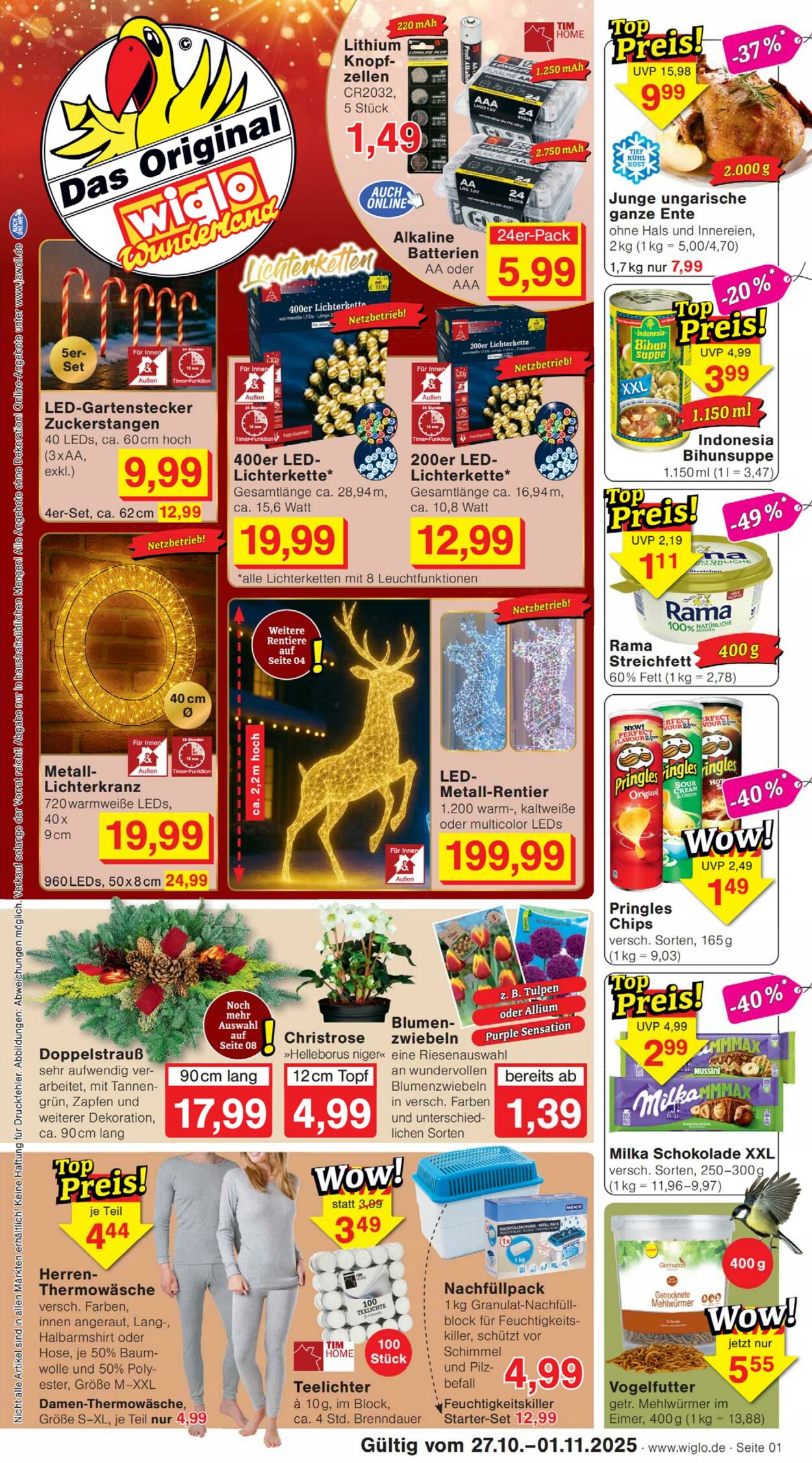 Prospekt Wiglo Wunderland 27.10.2025 - 05.11.2025