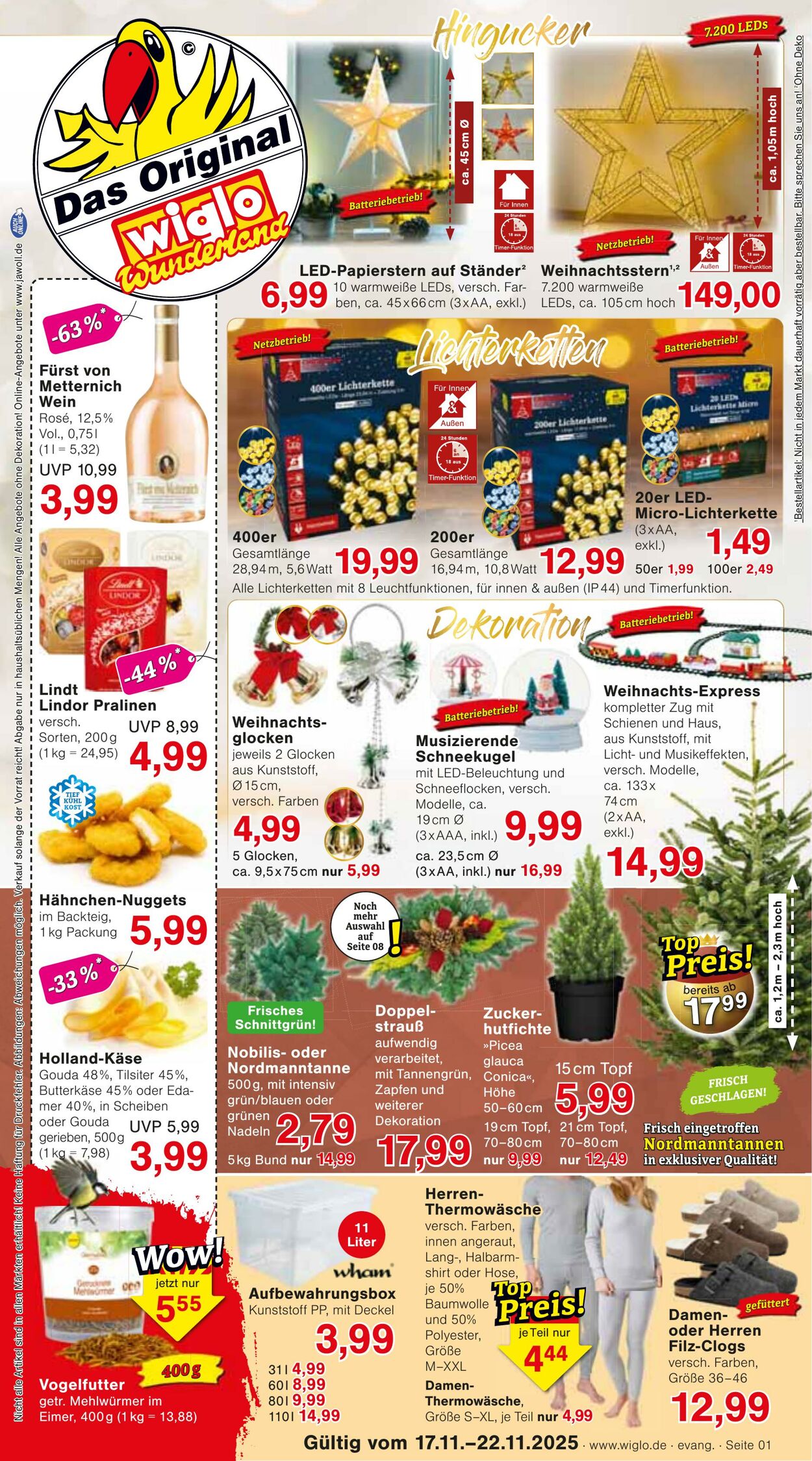 Prospekt Wiglo Wunderland 17.11.2025 - 26.11.2025