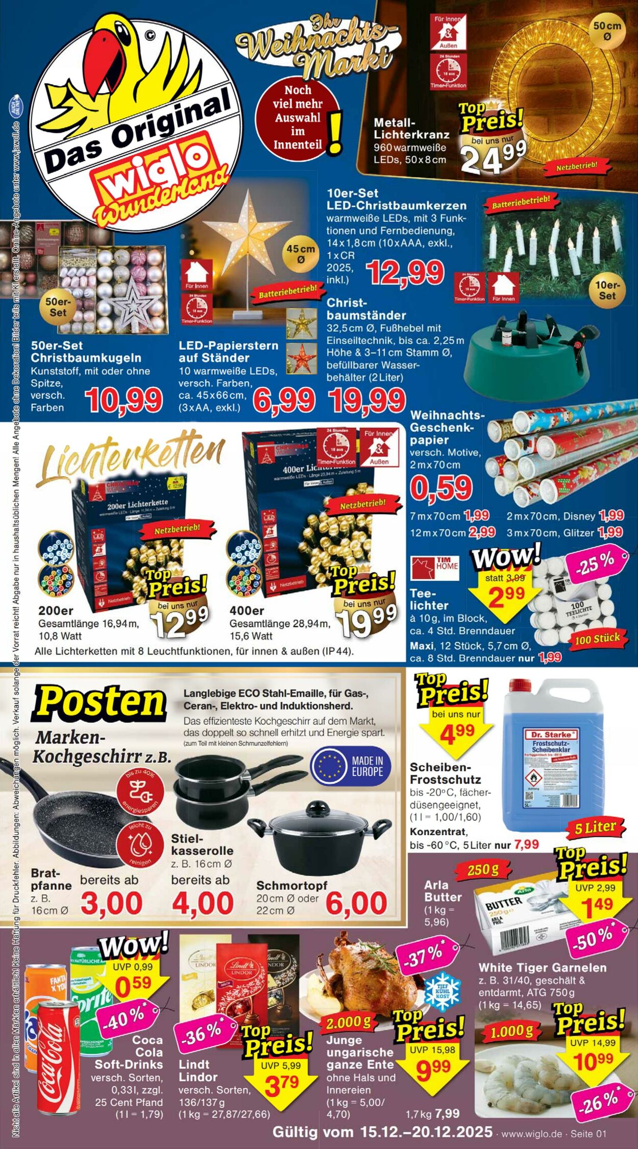 Prospekt Wiglo Wunderland 15.12.2025 - 24.12.2025