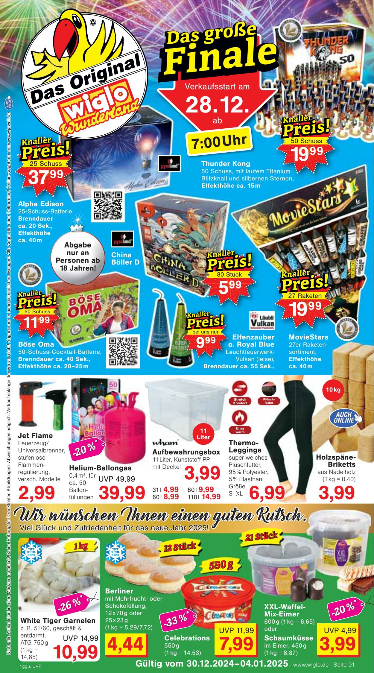 Prospekt Wiglo Wunderland 30.12.2024 - 08.01.2025