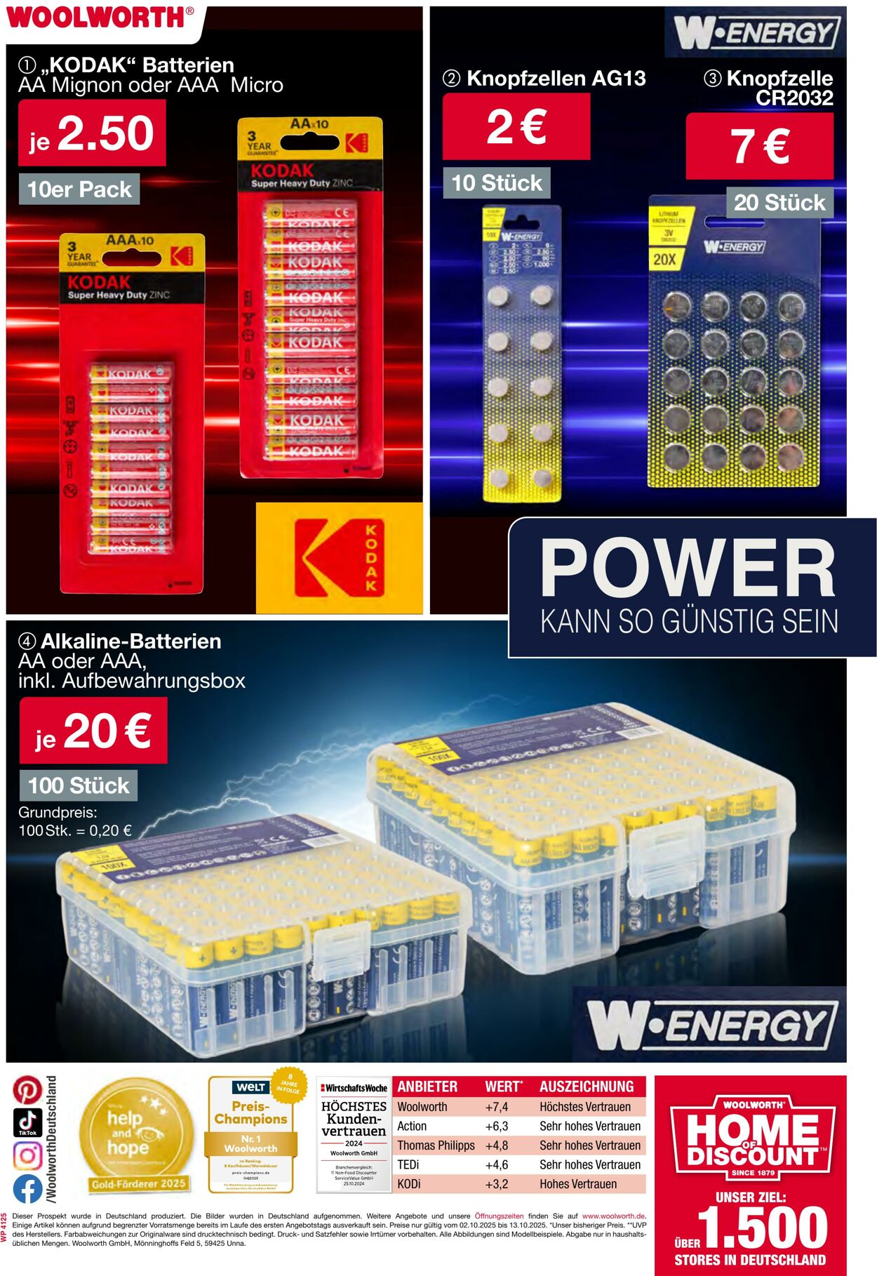 Prospekt Woolworth 09.10.2025 - 23.10.2025
