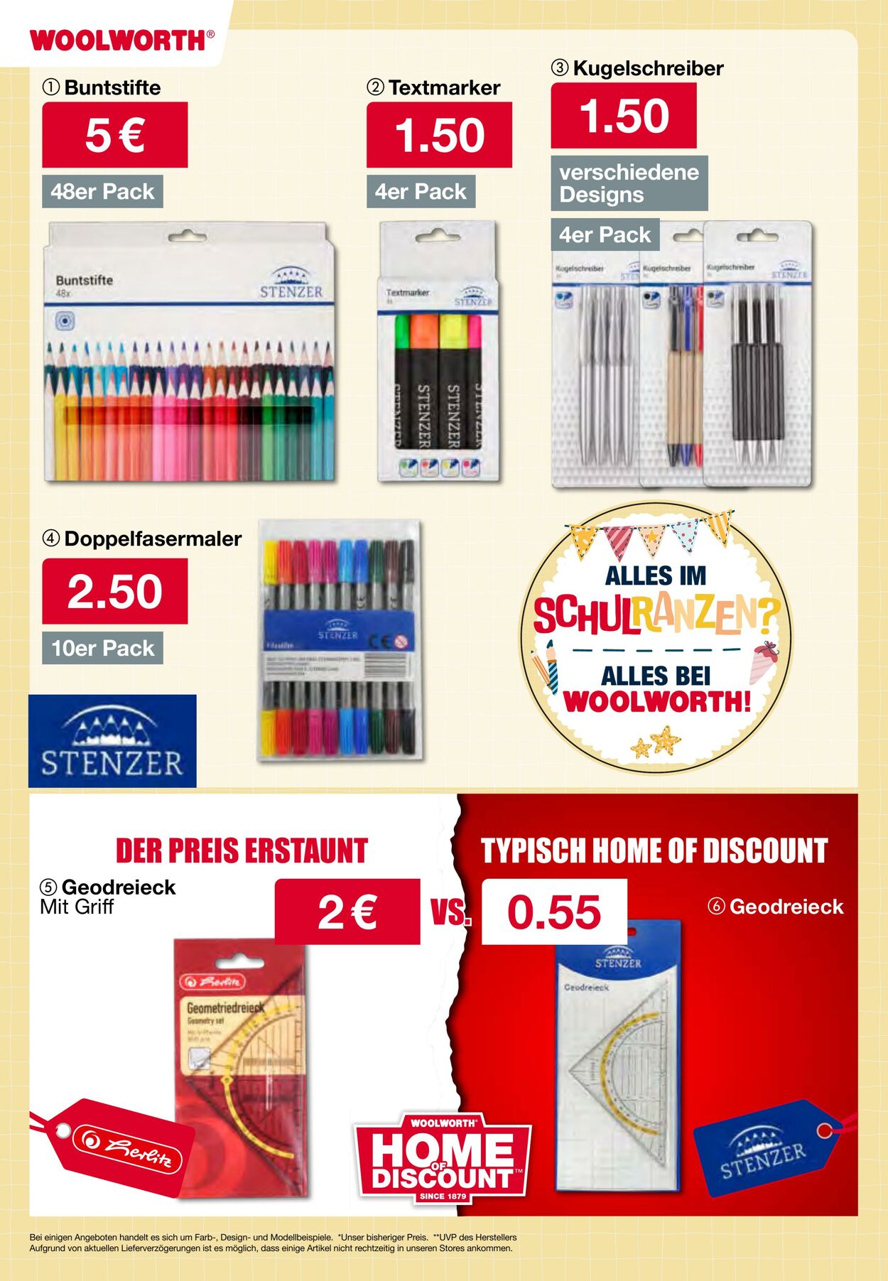 Prospekt Woolworth 20.08.2025 - 03.09.2025