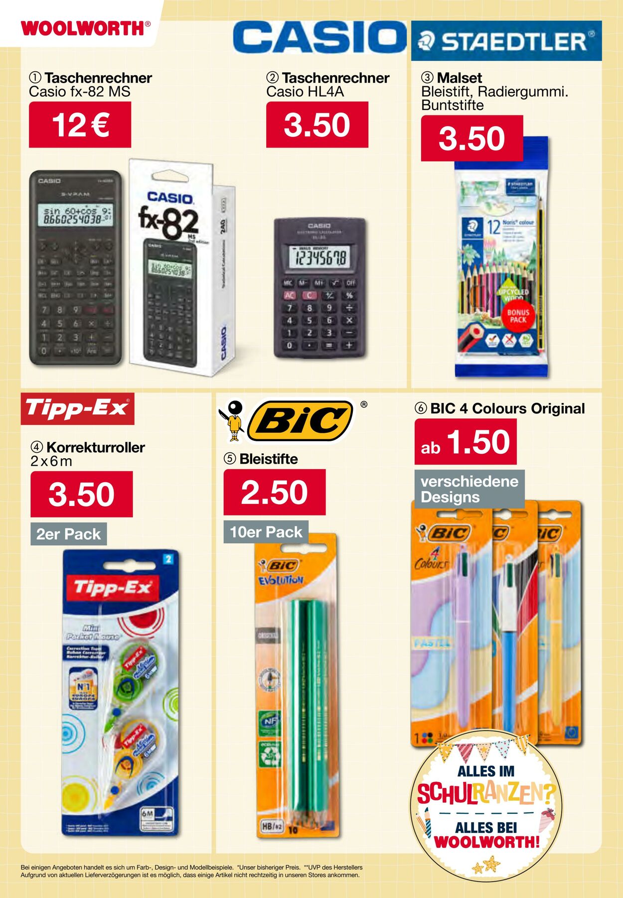 Prospekt Woolworth 20.08.2025 - 03.09.2025