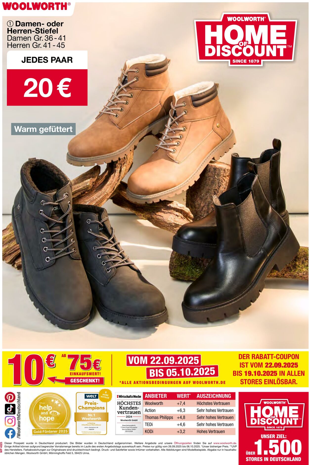 Prospekt Woolworth 02.10.2025 - 16.10.2025